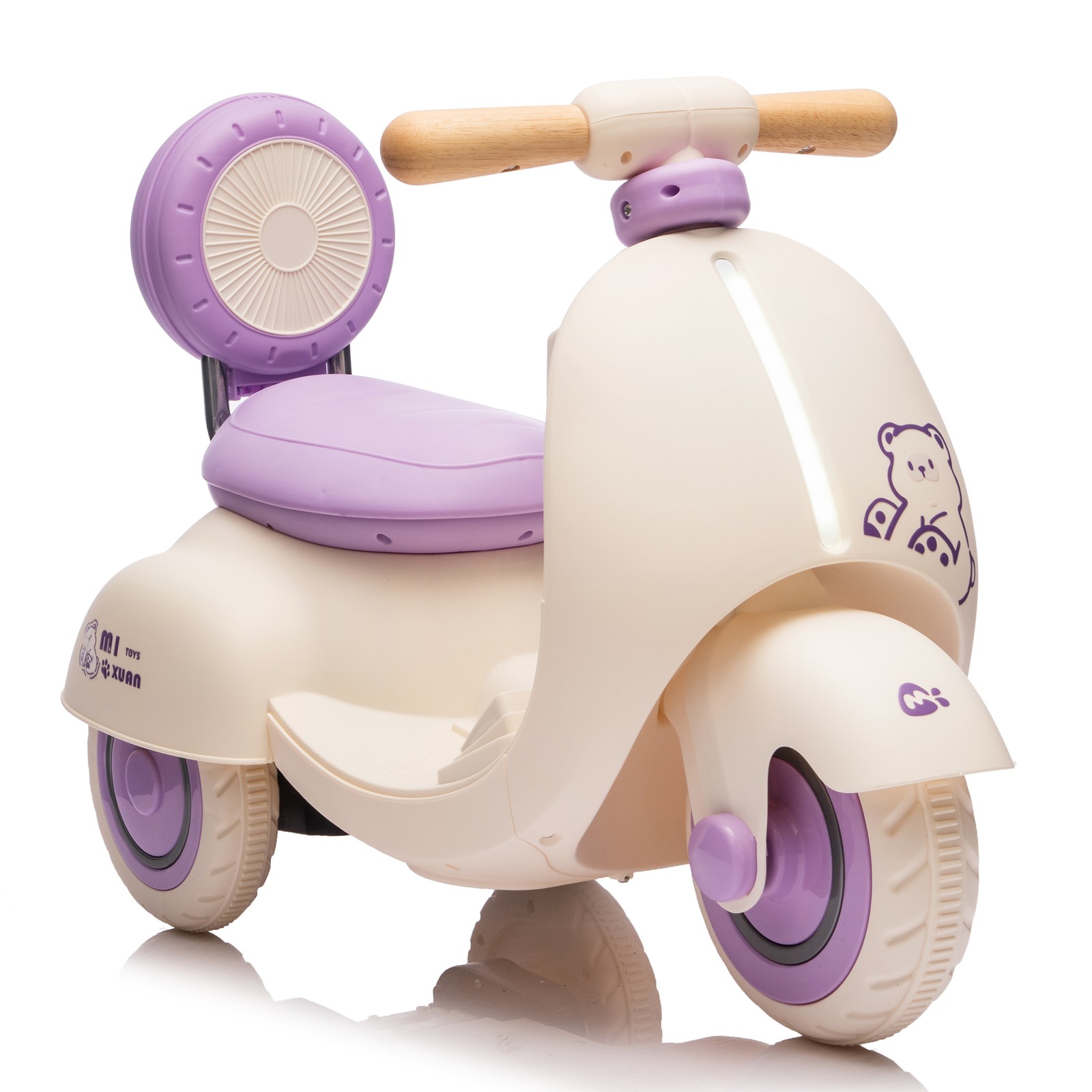 12V Kids Ride On Electric Motorcycle Toddler Scooter W/Parents Control Bluetooth
