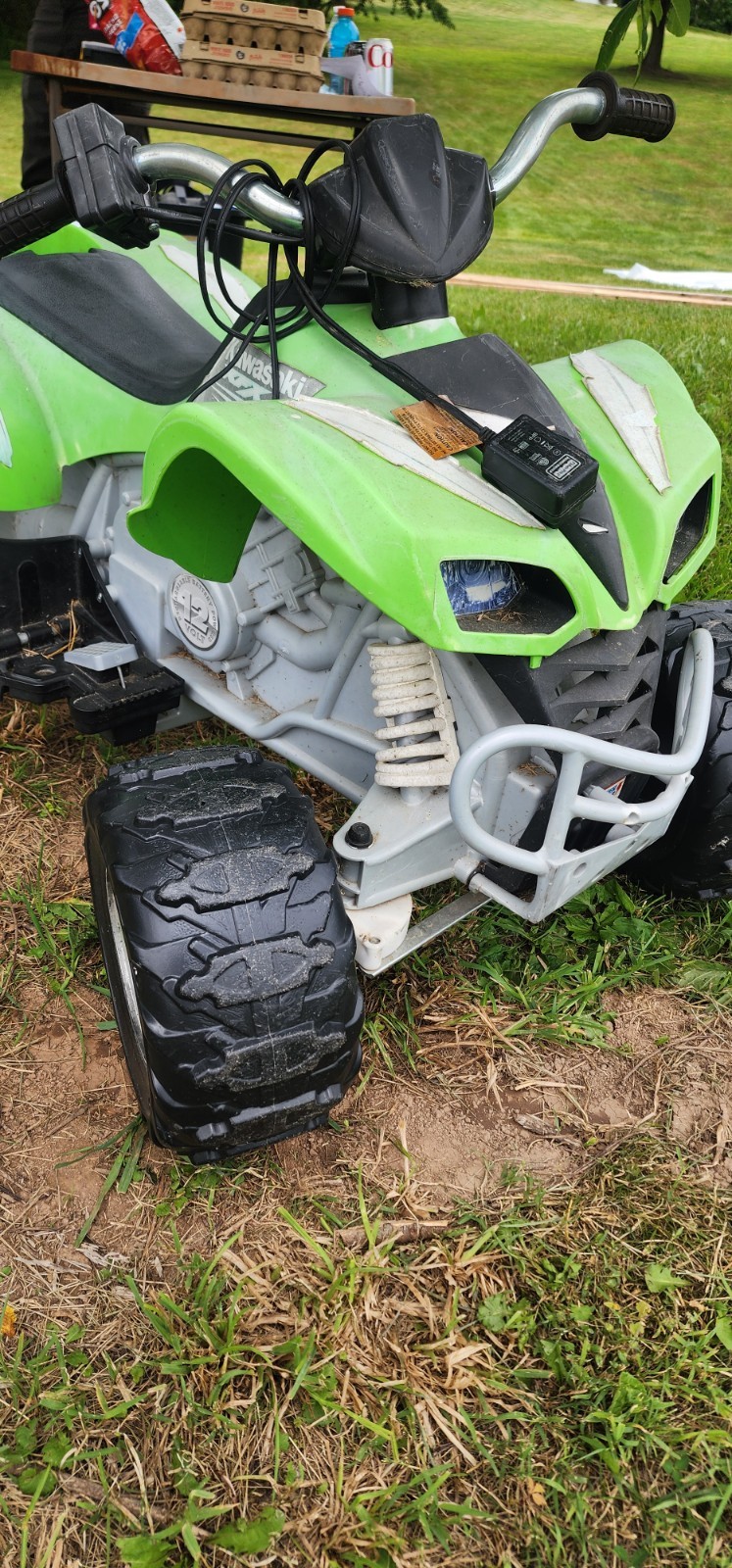 Fisher-Price Power Wheels Kawasaki KFX ATV – Green