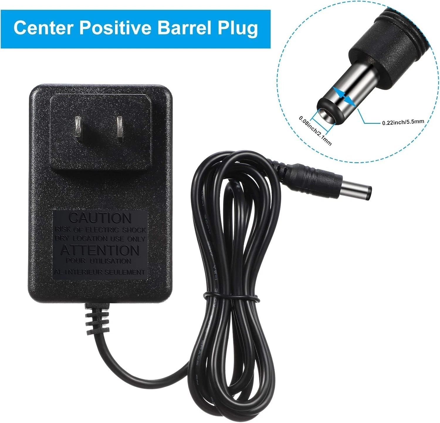 Universal 12V Battery Charger for Electric Ride-On Cars – LED Indicator Light
