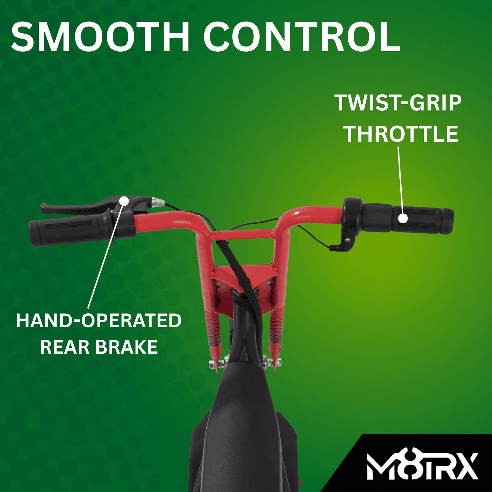 M8TRX Sports Electric Kids Street Cruiser Ride On Bike, Red, 8 MPH FREE SHIPPING