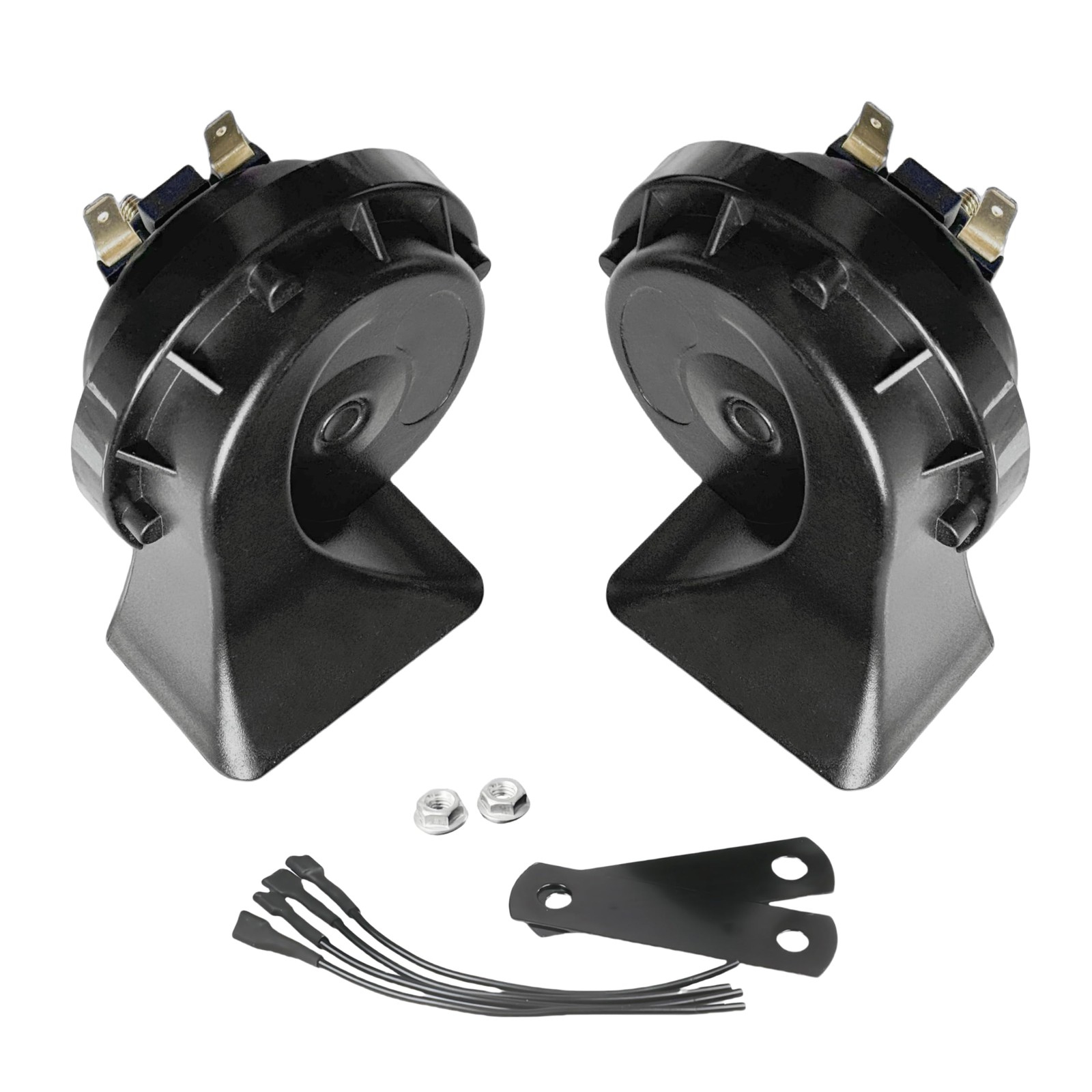 12V Replacement Car Horn Kit 2PCS Super Loud electric Snail Horn Dual Tone Un…