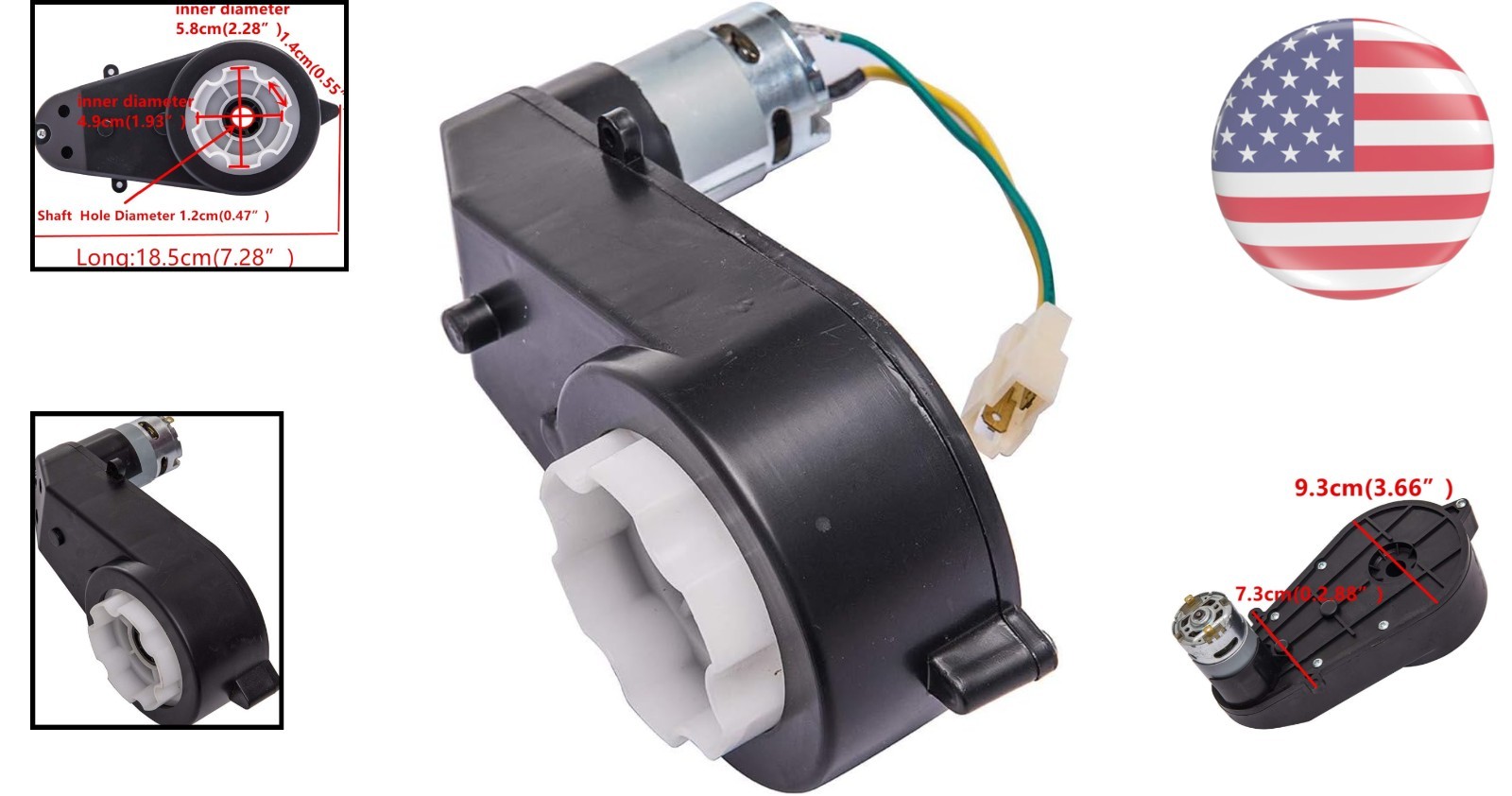 Powerful 12V 40000 RPM Drive Engine for Kids’ Ride-On Toys & Motorcycles