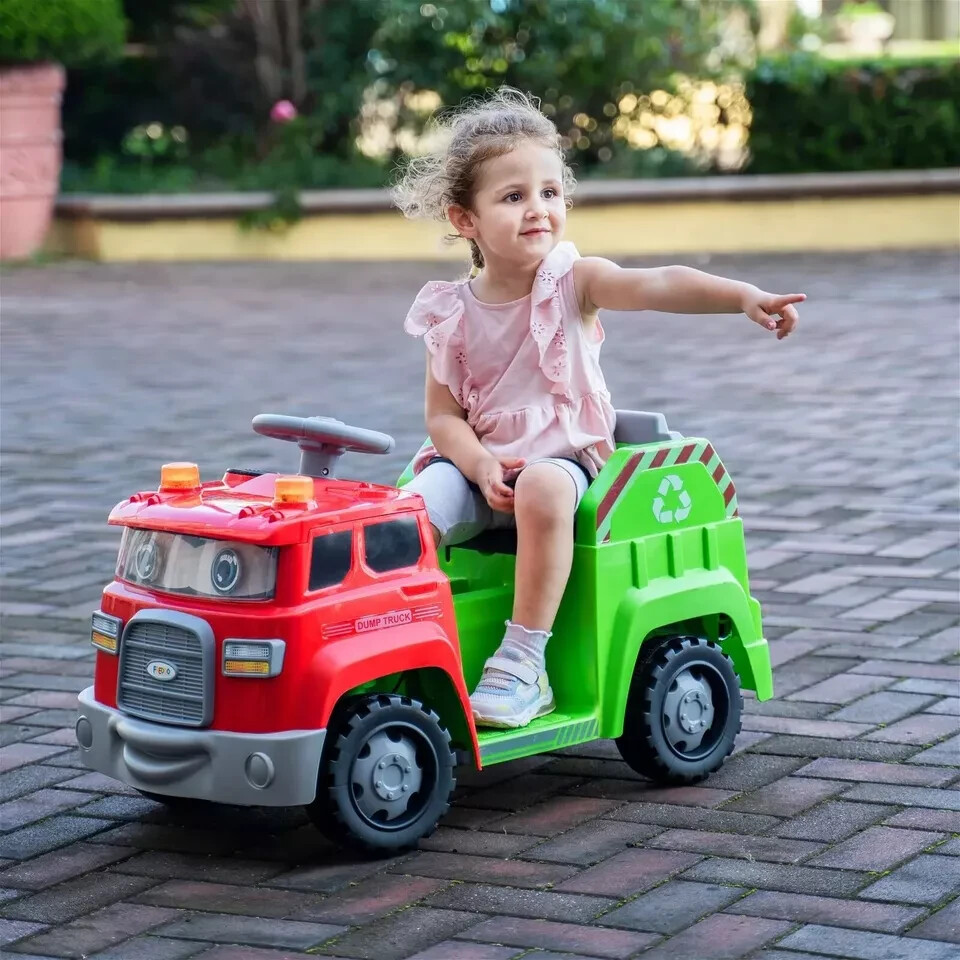 Freddo Dump Truck 1 Seater Ride-On Vehicle