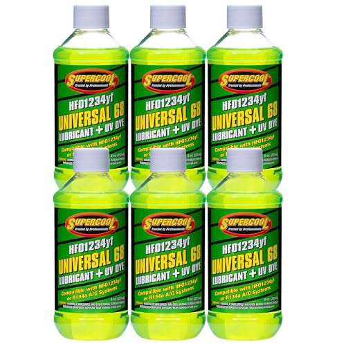 48663-8D234yf EV Electric Vehicle POE 68 Viscosity with UV Dye 8oz-Pack 1