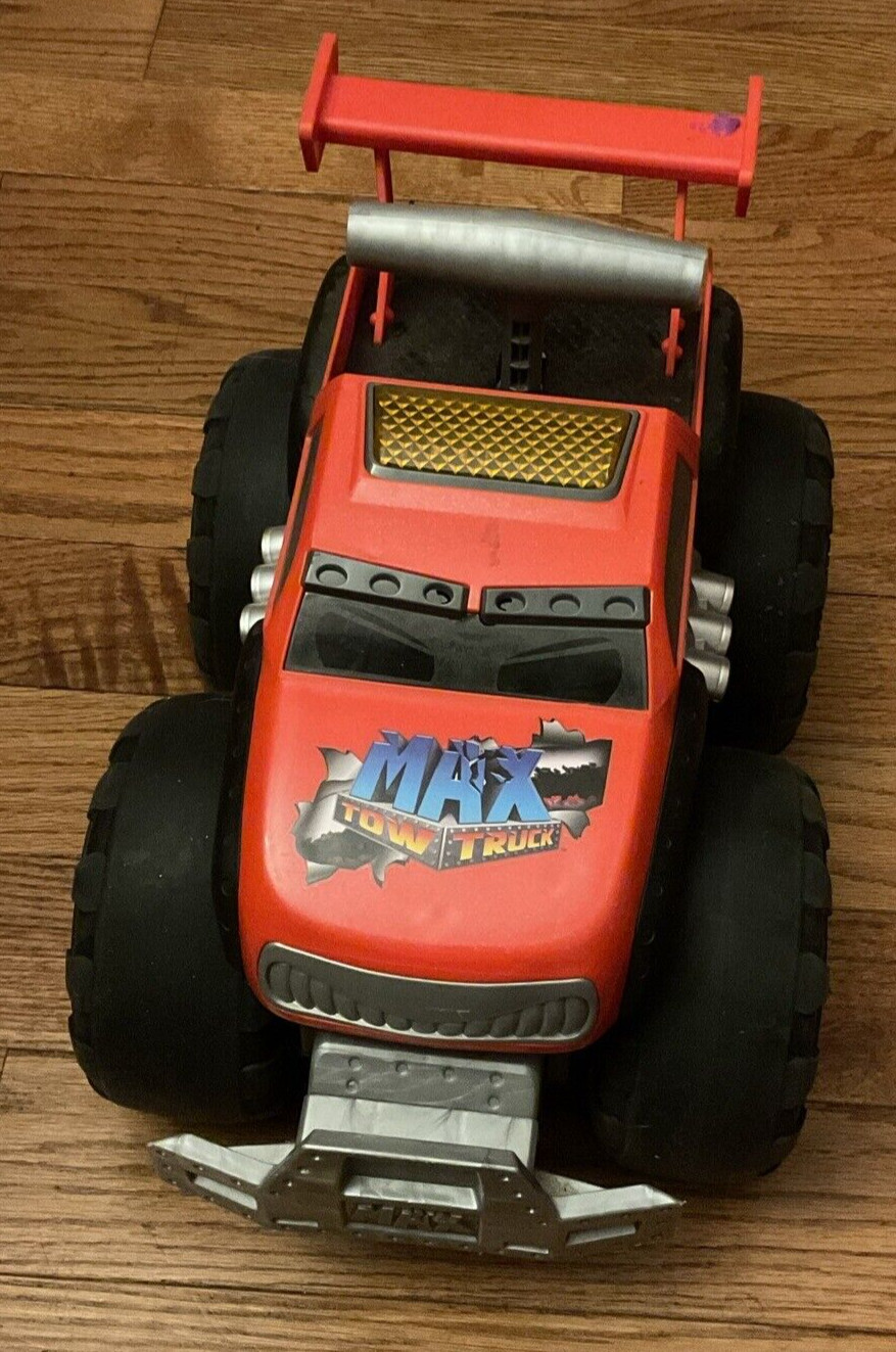 MAX Tow Truck 200lbs Red Electronic Talking Jakks Pacific 2014 TOW DOESN’T WORK