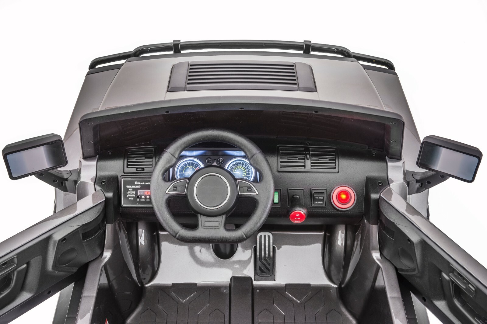 SUPERtrax® Warrior 12v 4×4 Kid’s Ride On Vehicle – Gloss Gray