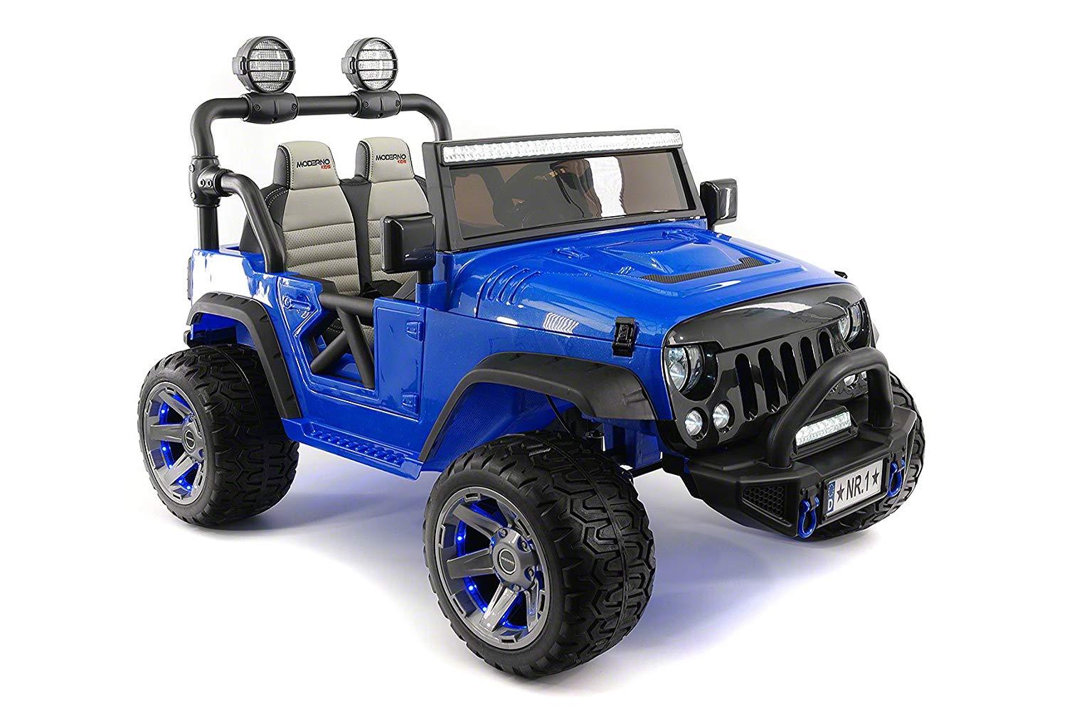 12V BATTERY POWERED KID’S RIDE ON TRUCK JEEP TWO POWERFUL MOTORS, REMOTE CONTROL