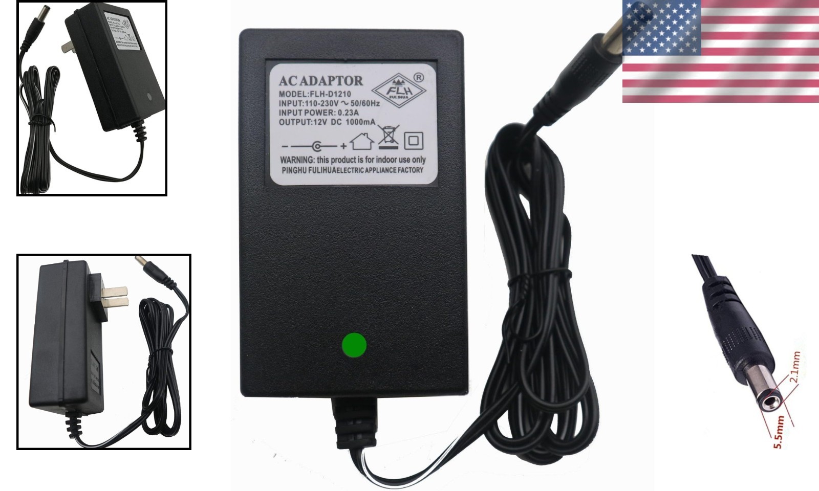Fast Charging 12V Adapter for Kids Electric Cars – Safety Features Included
