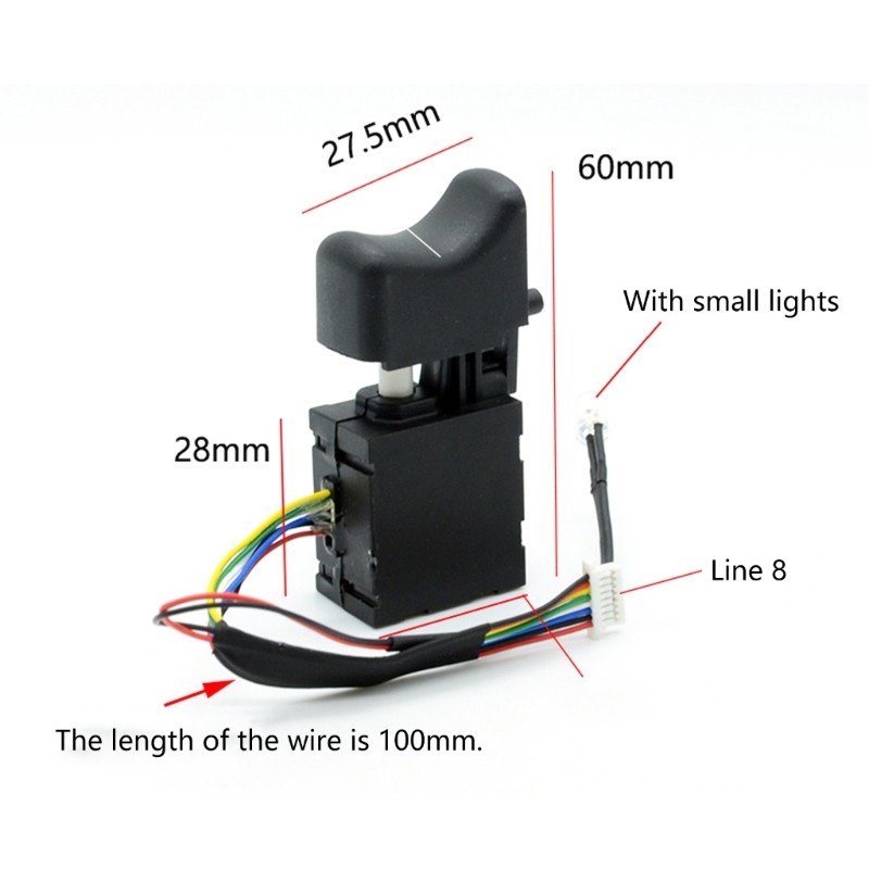 Heavy Duty Electric Drill Switcher For 2106 Brushless Wireless Drill Accessories