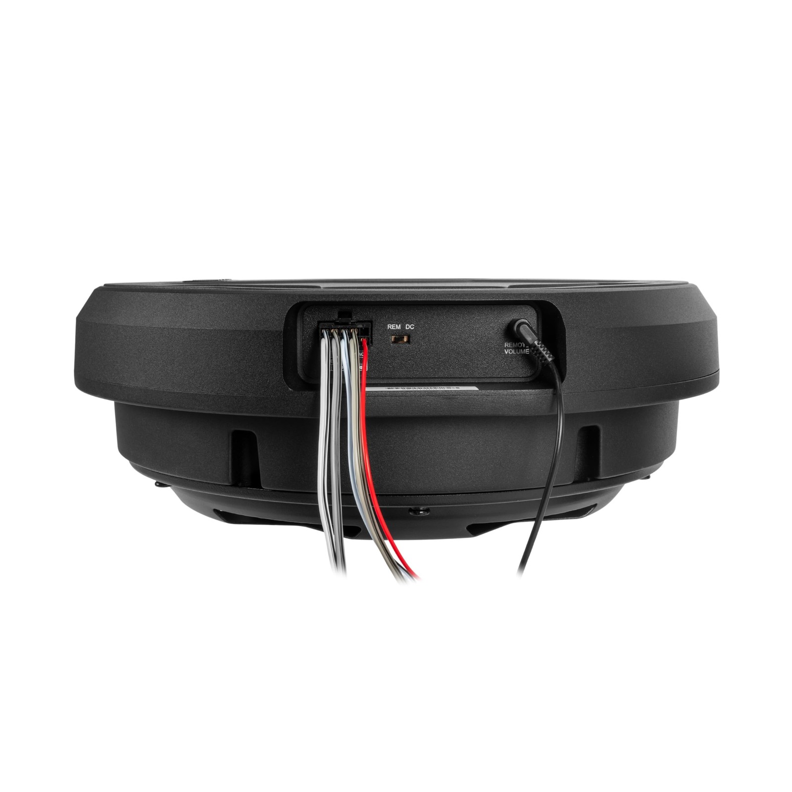 NVX QBSTA 900W Max (300W RMS) 11″ Powered Spare Tire Subwoofer Box with Built…