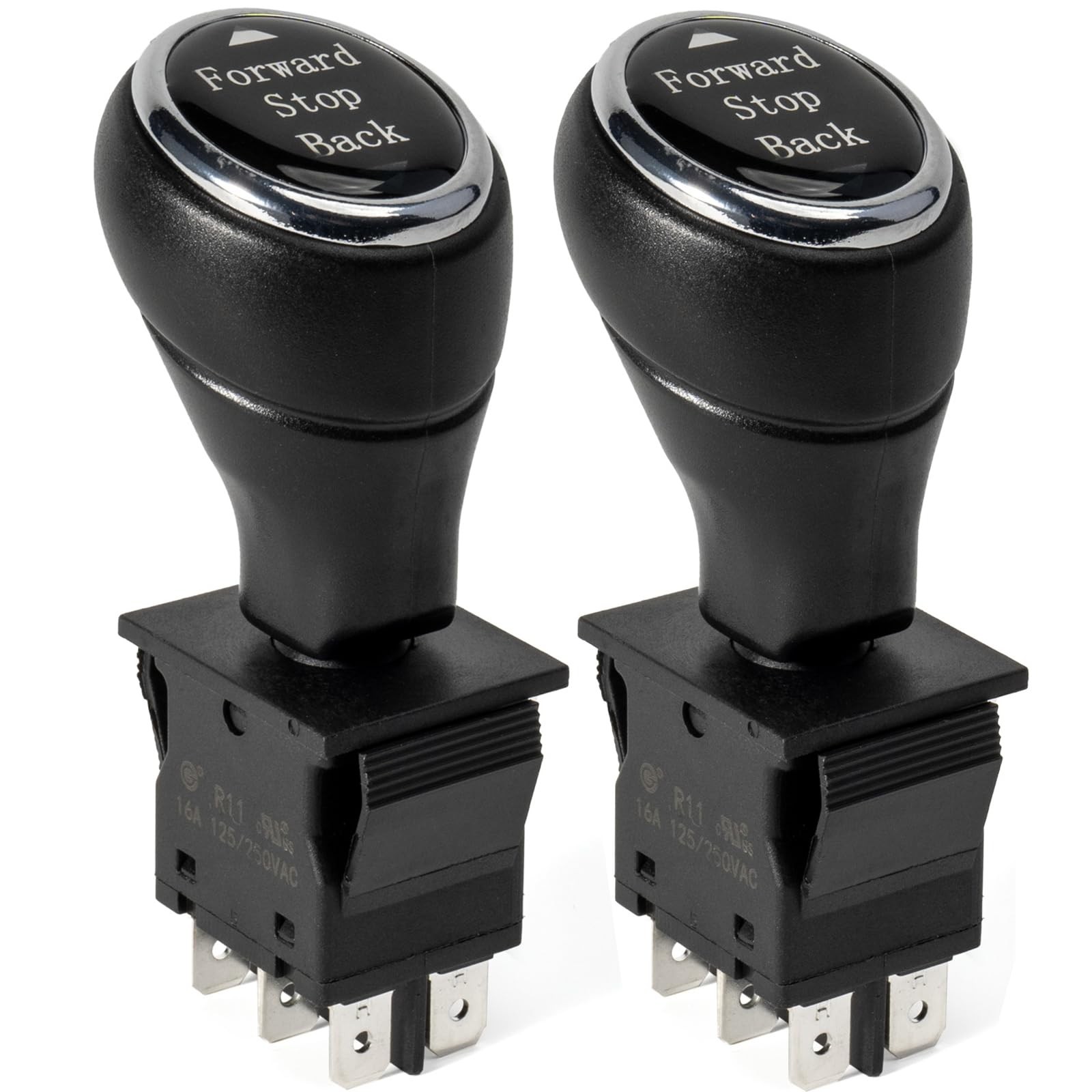 2 Pcs 6V 12volt 24V Compatible with Power Wheels Forward Stop Back Shift Swit…
