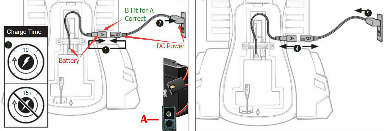 AC DC Adapter Charger for Kidtrax Disney Minnie Mouse Power Quad KT1192 ride on