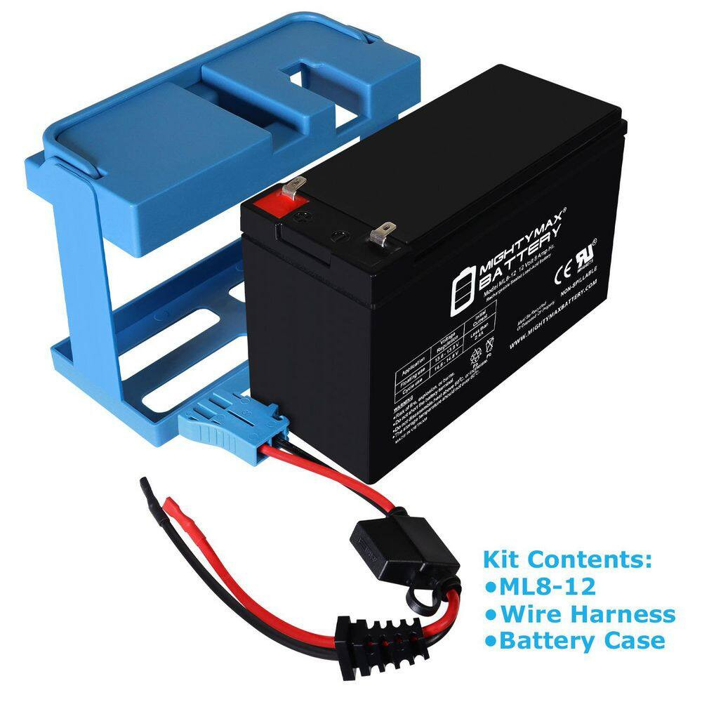 12V, 8Ah, Replacement Battery Compatible with Case IH Licensed Peg Perego Ride o