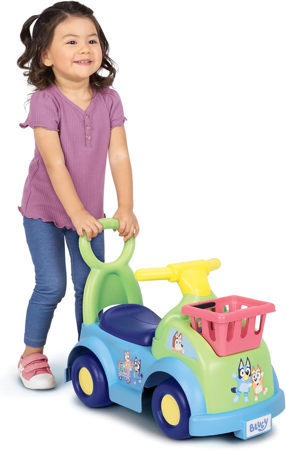 Bluey Shopping Cart Ride On Toy New Gift