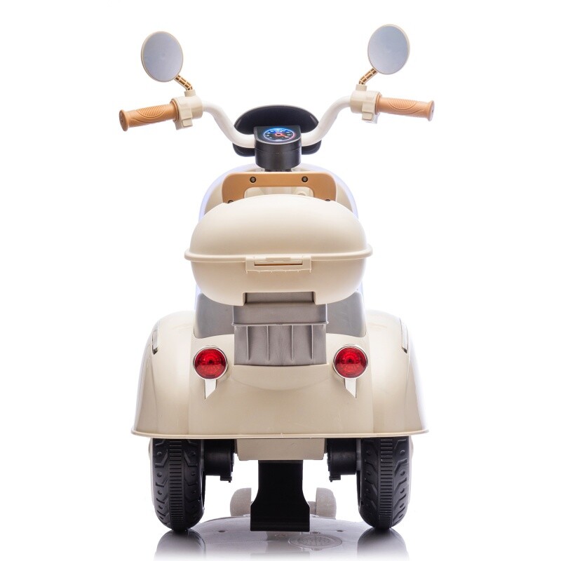 12V Kids Ride On Three-Wheel Electric Motorcycle W/Bluetooth Music For 3-6 Years