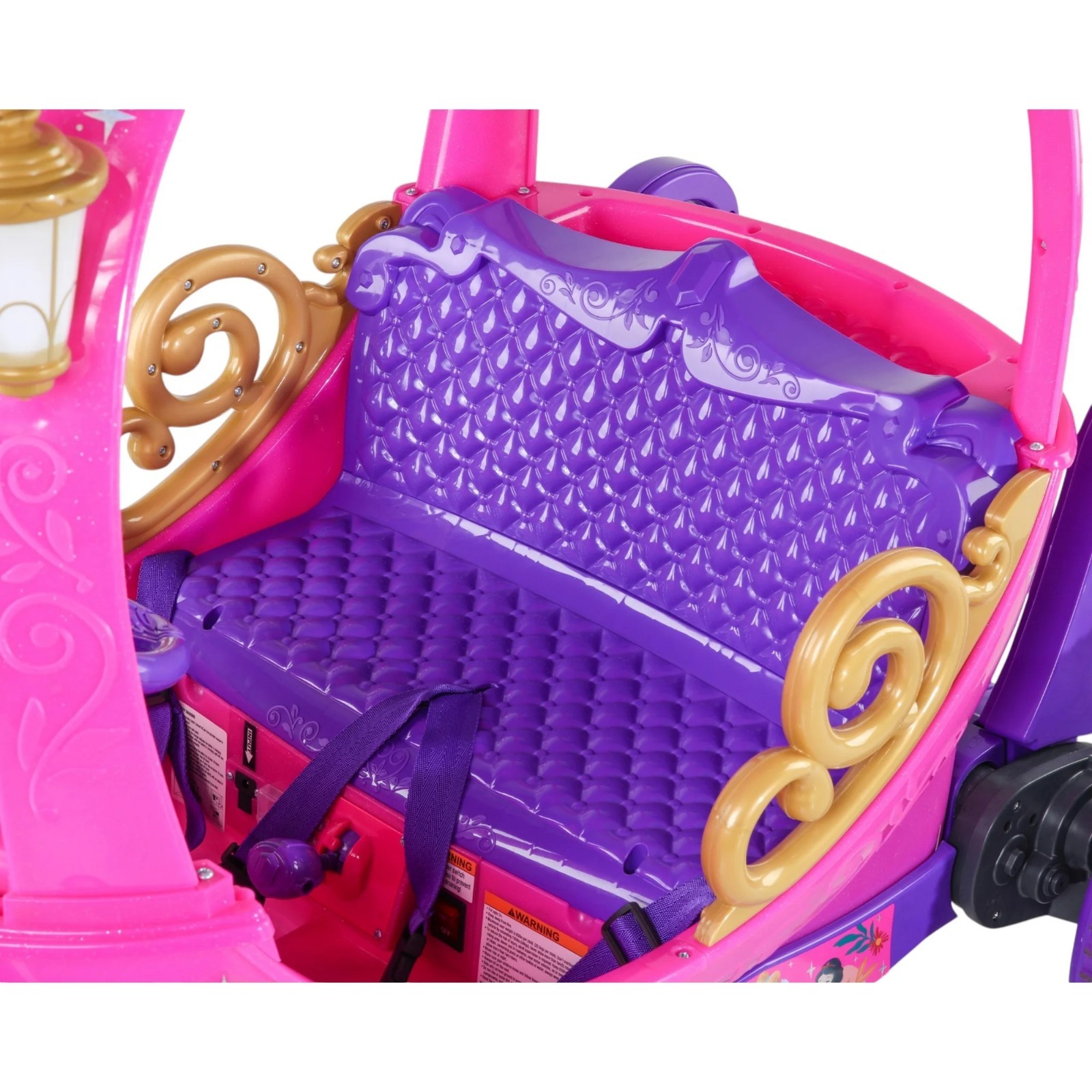 Enchanted Disney Princess Ride-On Carriage 24V W/ Sounds & Remote GIFT For Girls