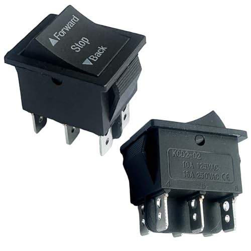 2 Pcs 6V 12V 24V Forward Reverse Switch for Power Wheel Replacement Parts