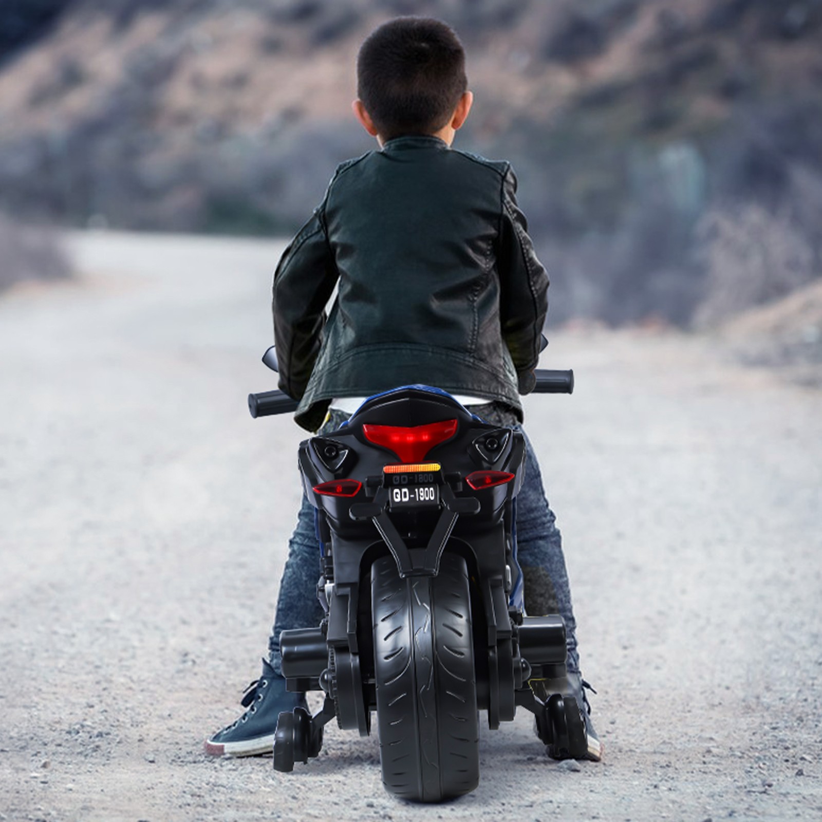 Electric Dirt Bike Electric Motorcycle Ride-On 12V E-MoutainBike 9MPH