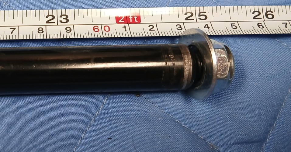 CAN-AM 4 WHEELER QUAD ELECTRIC RIDE-ON TY6537 REPLACEMENT AXLE 25.5″ INCH + NUTS