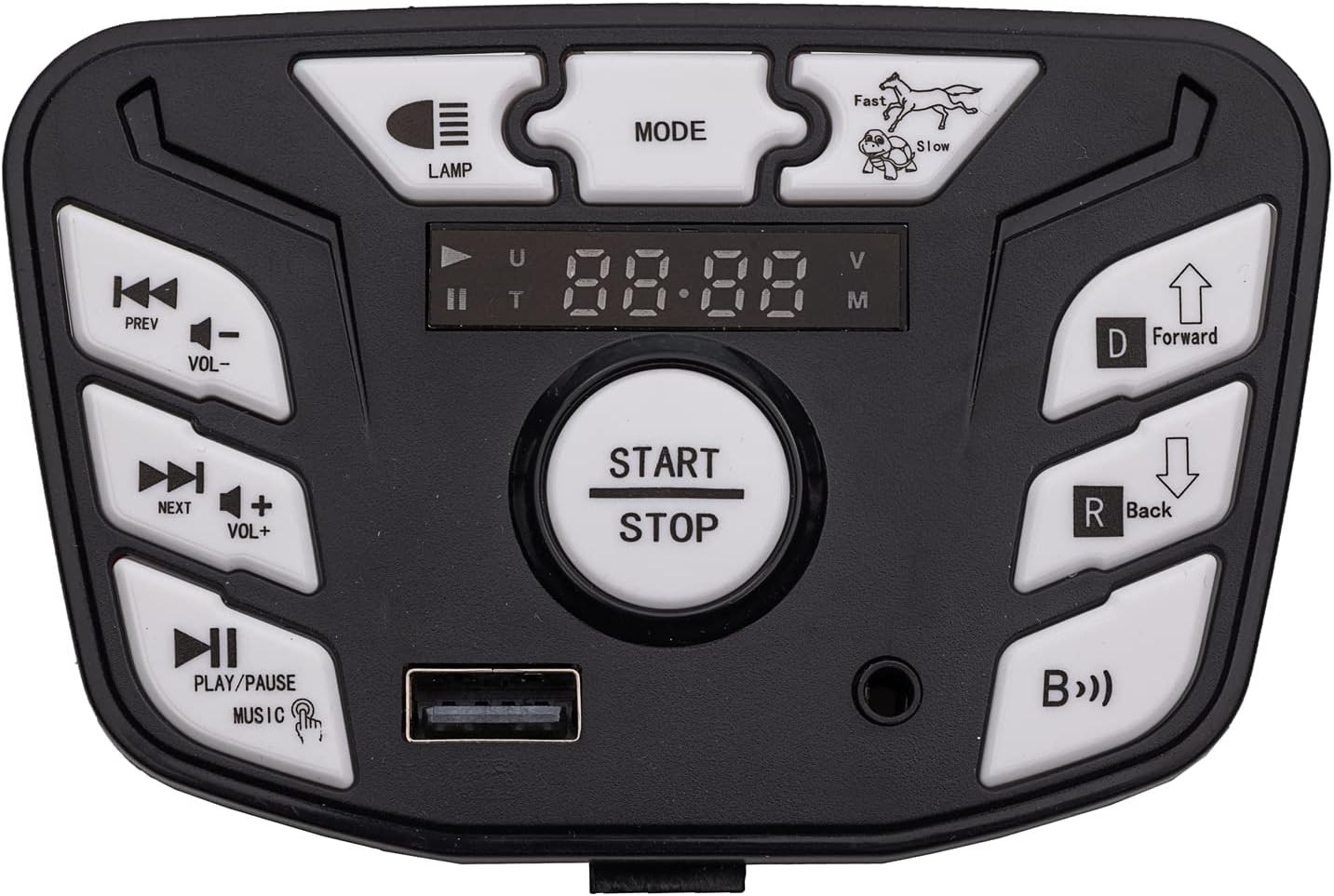 weelye JR1927M-Z Black Children’s Electric Vehicle Power Supply Central…