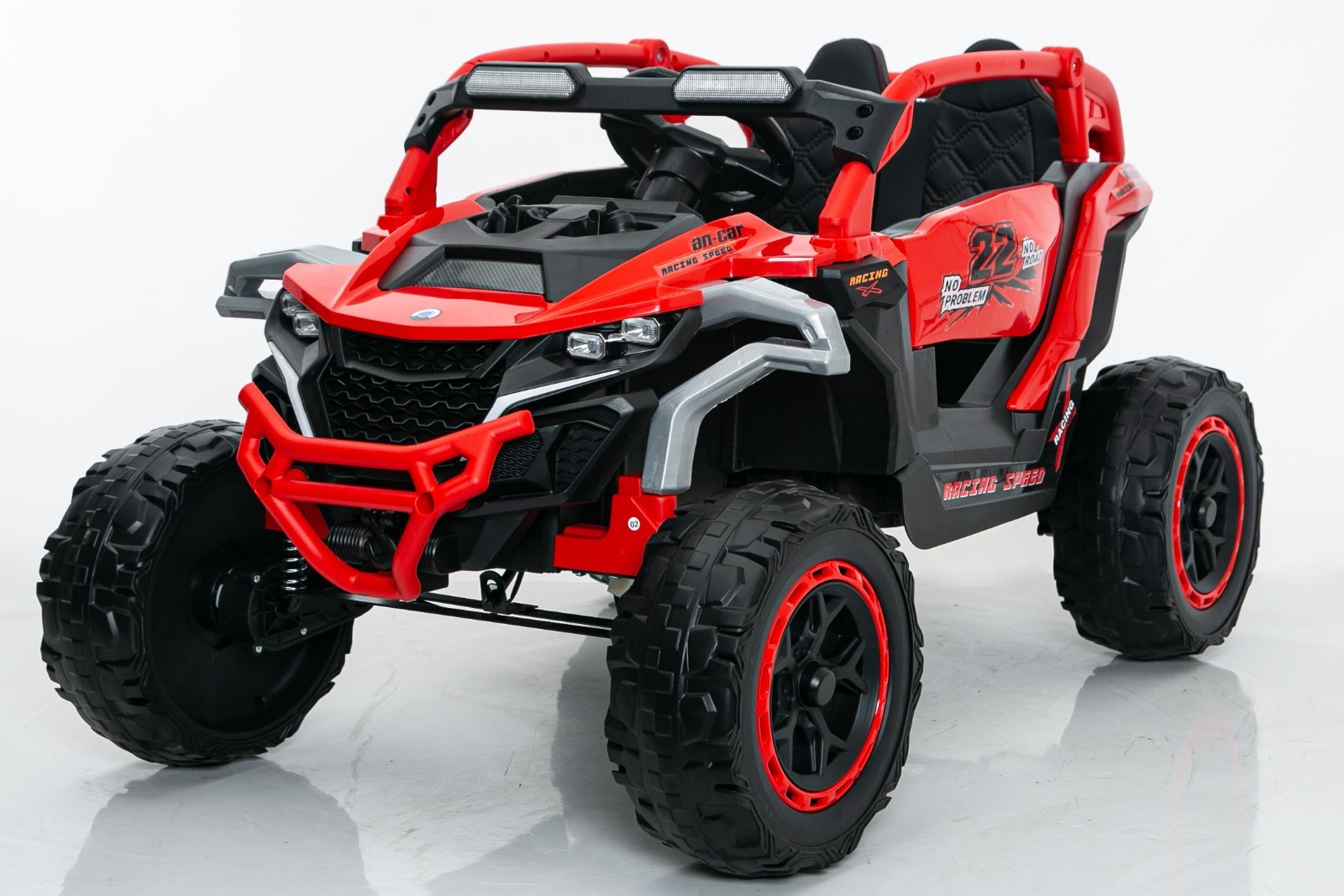 12V Kids Ride On Car UTV Truck 2-Seater Battery Power Wheels with Remote , Red