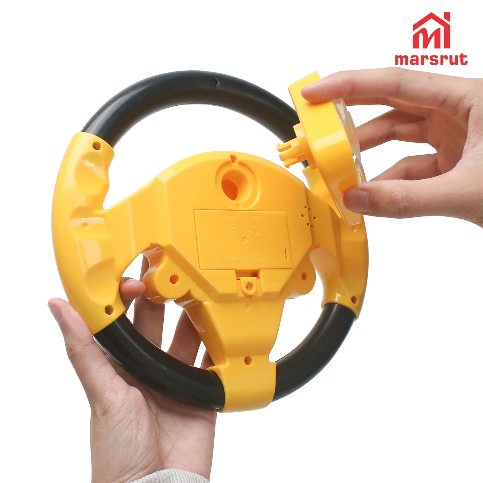 Steering Wheel Simulated Toy for Kids Babies 3+ Years Old, Small Electronic Simu