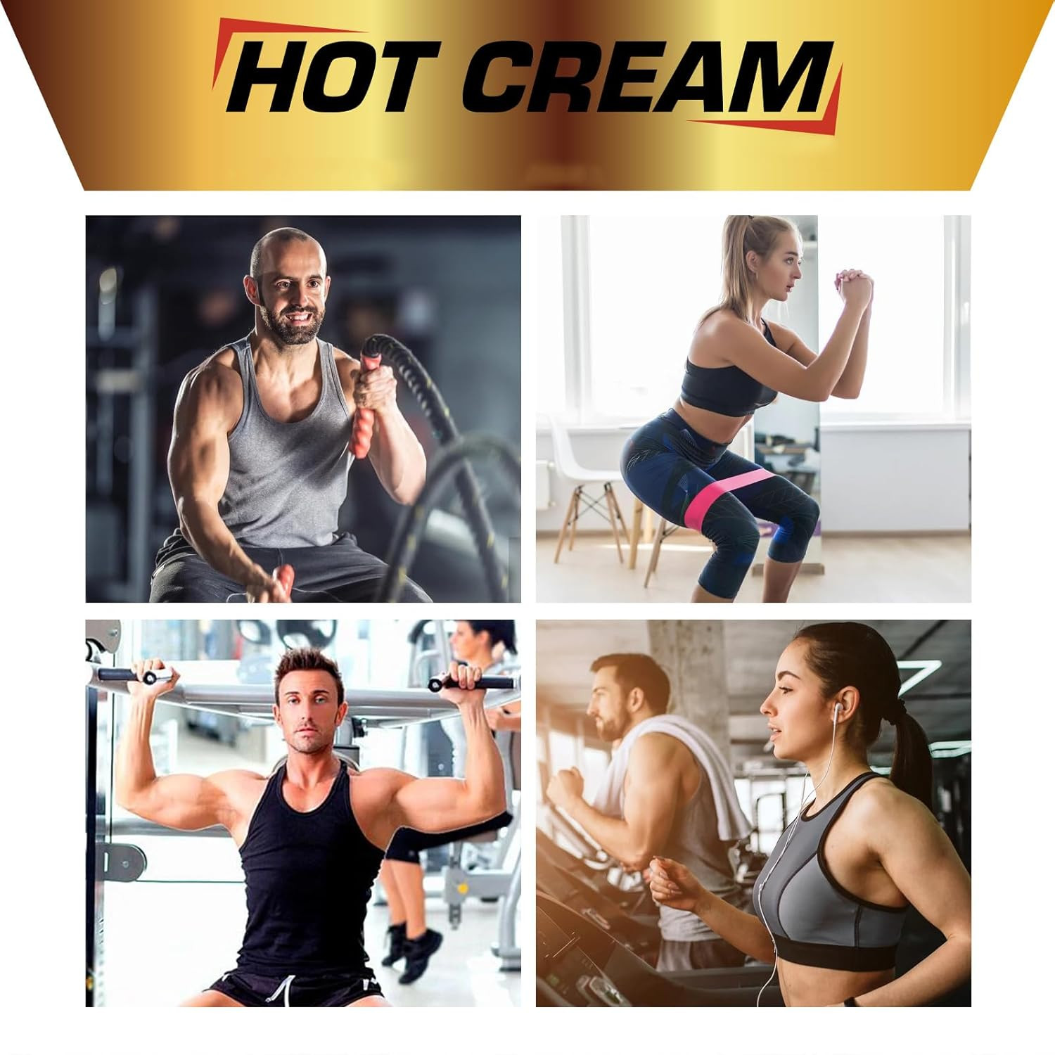 2PCS Hot Sweat Cream – Natural Workout Enhancer for Muscle Warm-Up & Skin Tighte