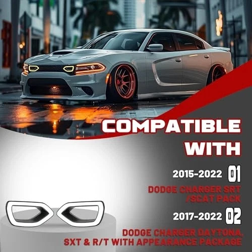 LED Grille Lights for Dodge Charger SRT/Scat Pack 2015-2022