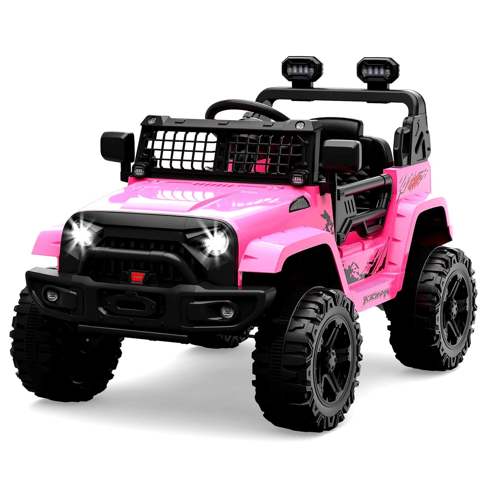 12V Ride on Car Electric Vehicles Kid Truck W/ Remote Control Spring Suspension