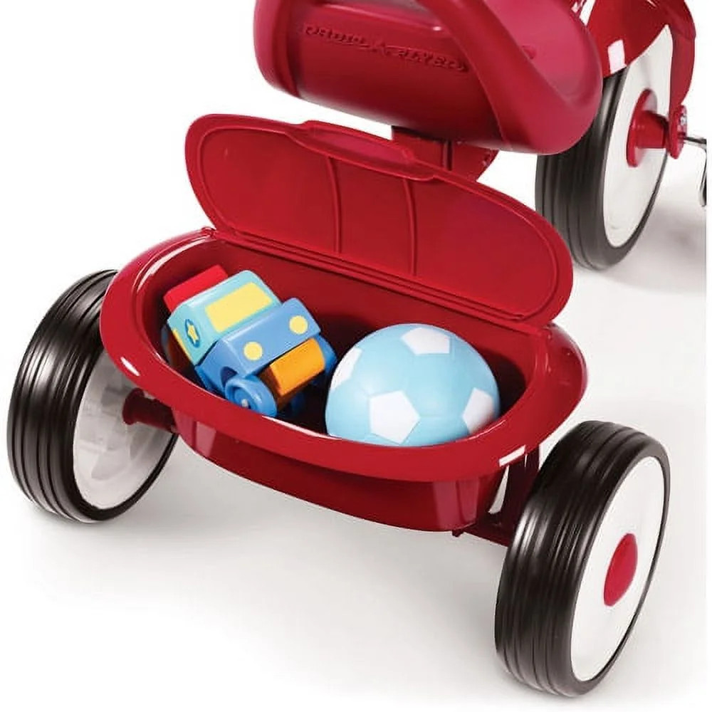 Ready to Ride Folding Trike – Fully Assembled Red Toddler Tricycle