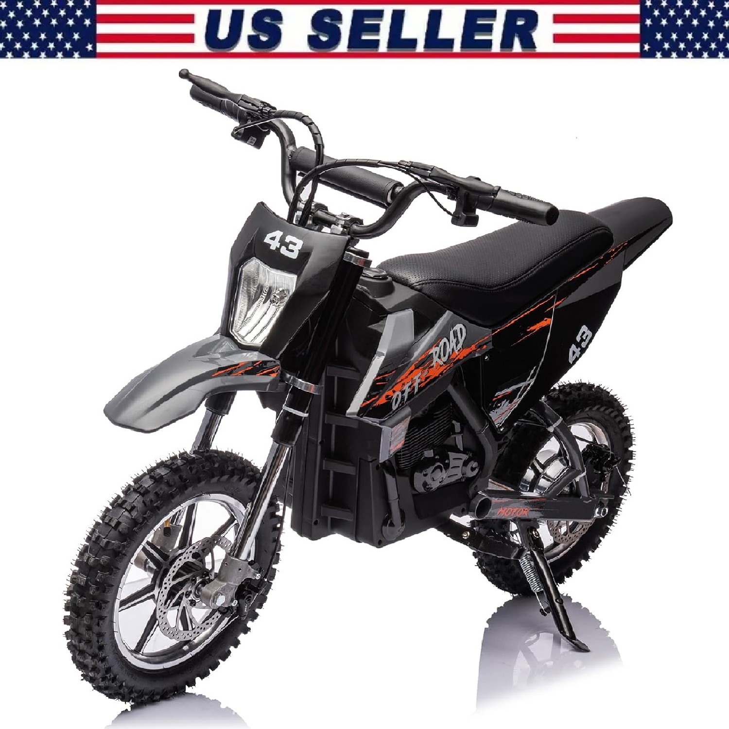 36V Ride on Dirt Bike ,Electric Battery Off-Road Motorcycle LED for Teens ,Gift
