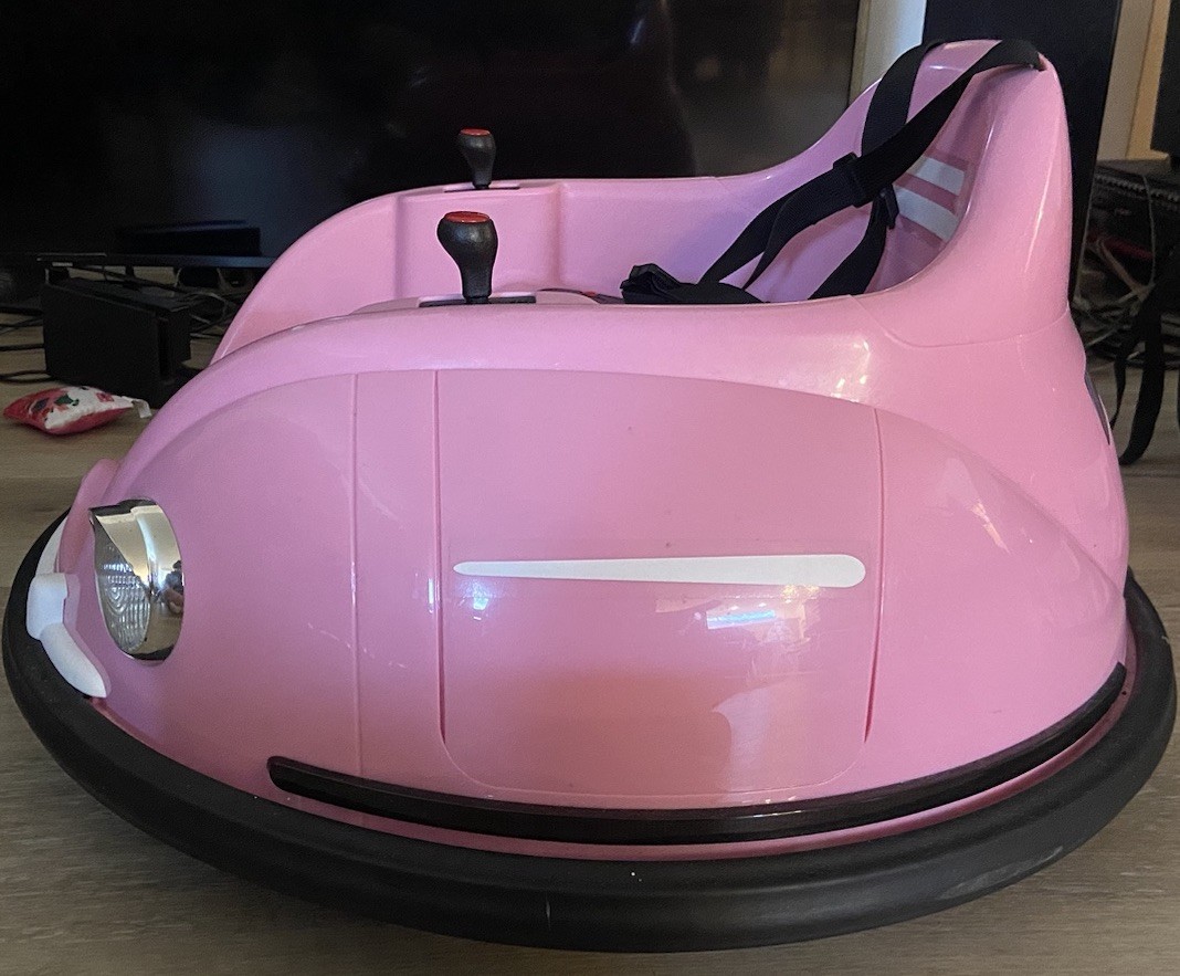 BCP Best Choice Products Kids 6V Ride On Bumper Car Pink – Electric Toy