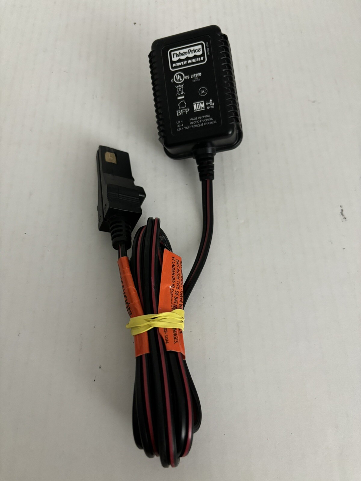Fisher Price Power Wheels 00801-1778 Class 2 Battery Charger 12 Volt – Working!