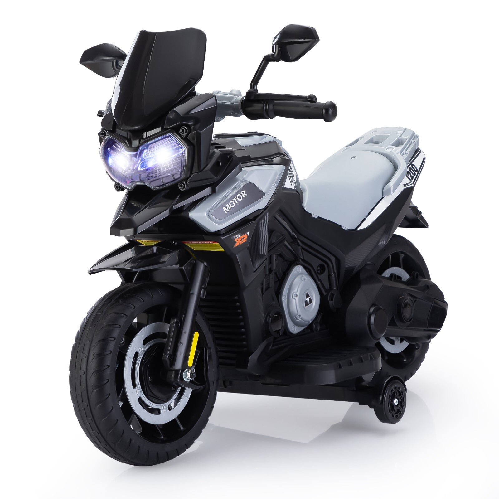 12V Kids Electric Motorcycle Ride-On Toy Battery Powered Motorbike w/Music