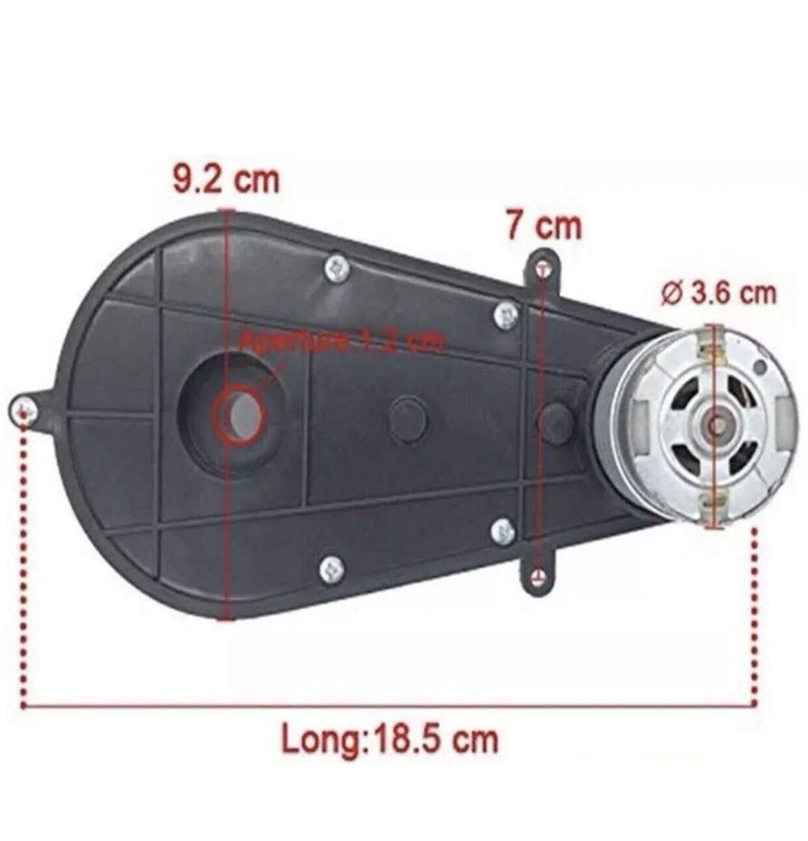 weelye 24V 30000RPM Gearbox, 24V DC Motor for Kids Ride on Car SUV Parts