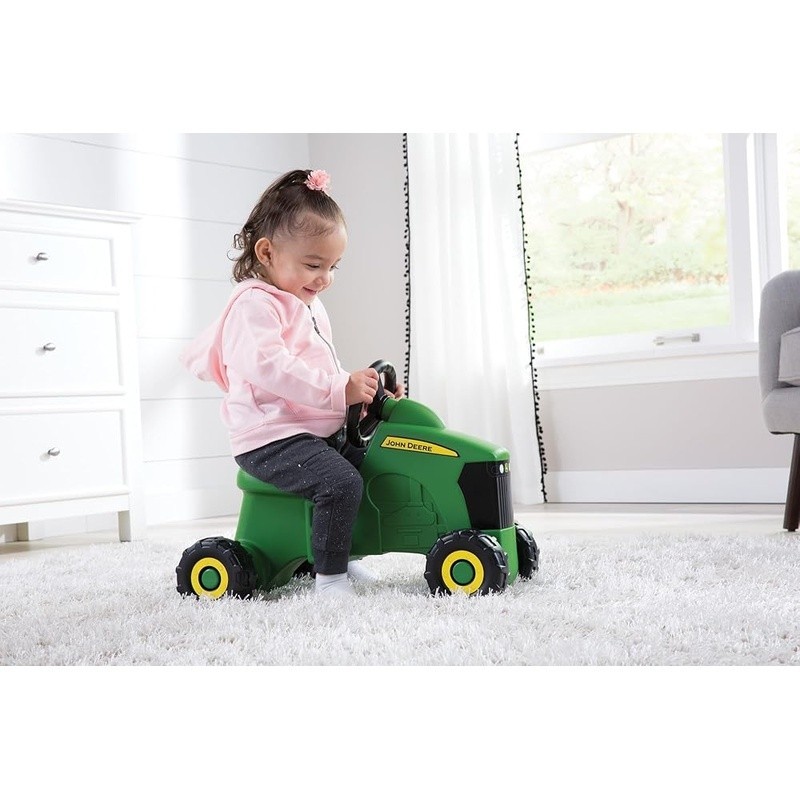 Ride On Toys Sit ‘N Scoot Activity Tractor for Kids Ages 18 Months and Up Green