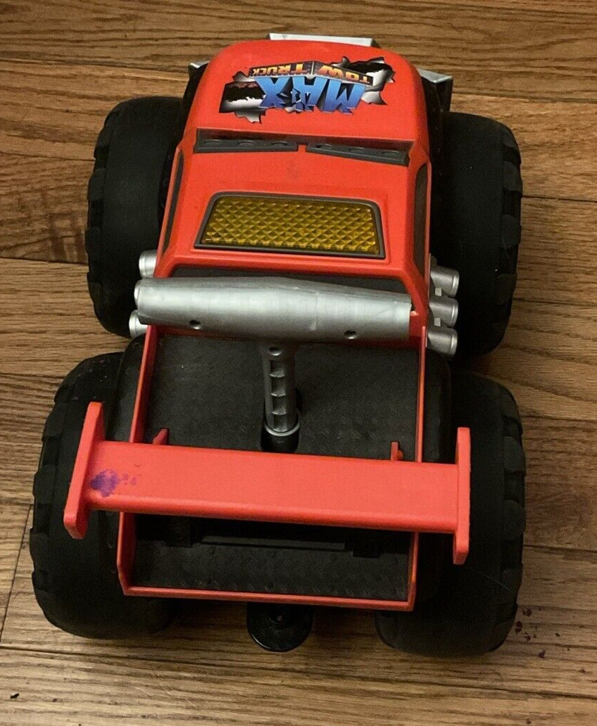 MAX Tow Truck 200lbs Red Electronic Talking Jakks Pacific 2014 TOW DOESN’T WORK