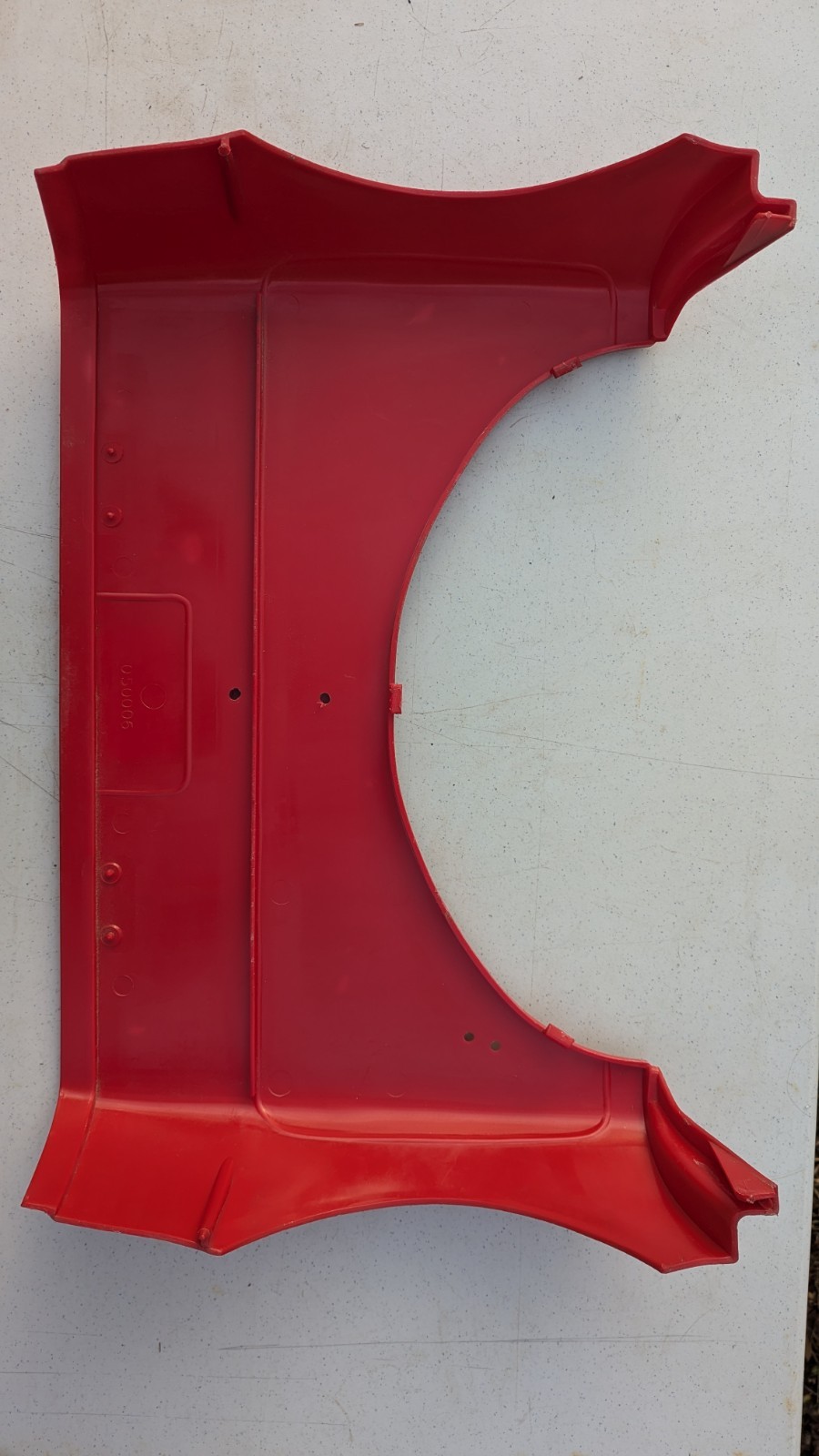 Power Wheels C4 Corvette Red Rear Trunk Cover