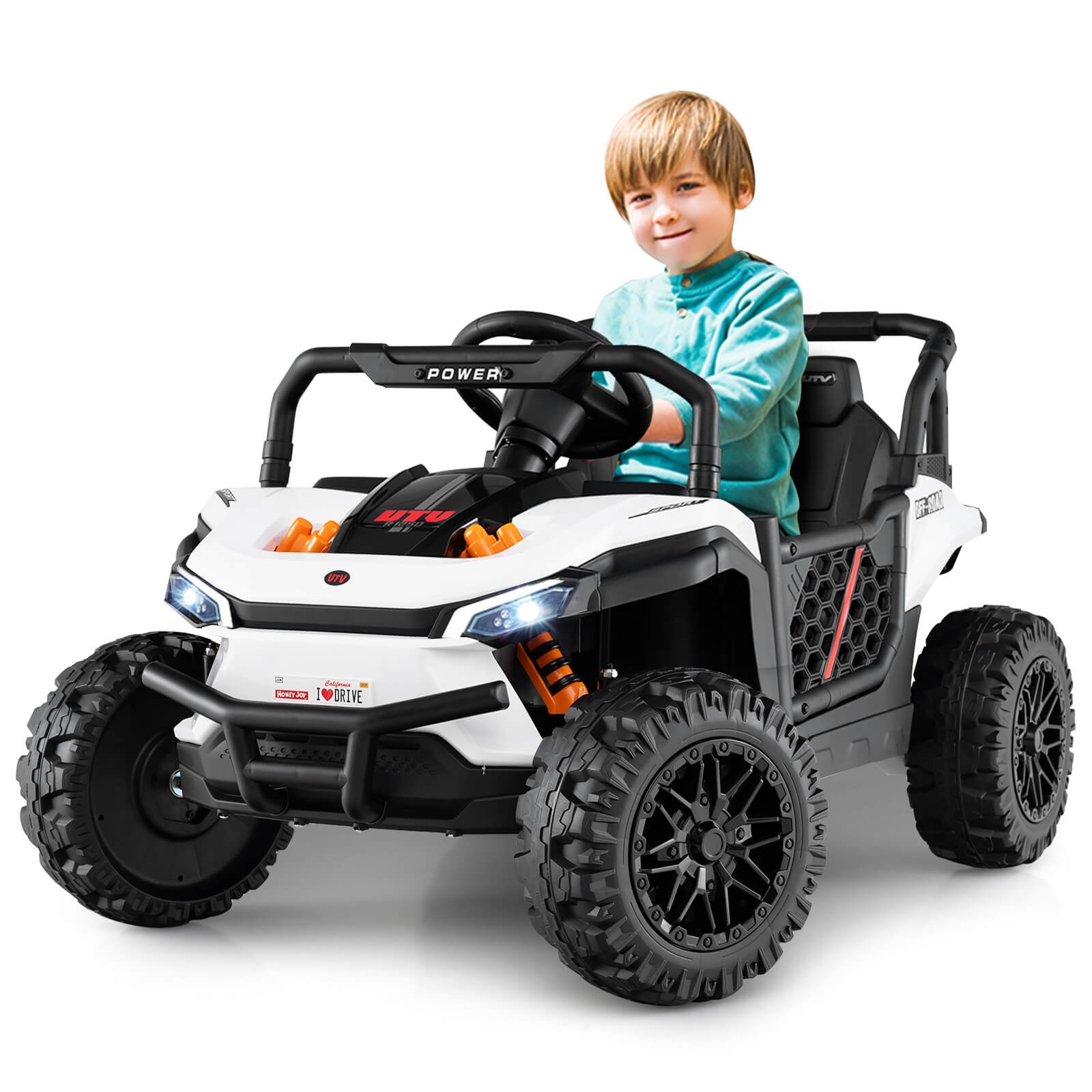 12V Kids Ride on Truck w/Parental Remote 3 Speeds & Reverse Forward Function