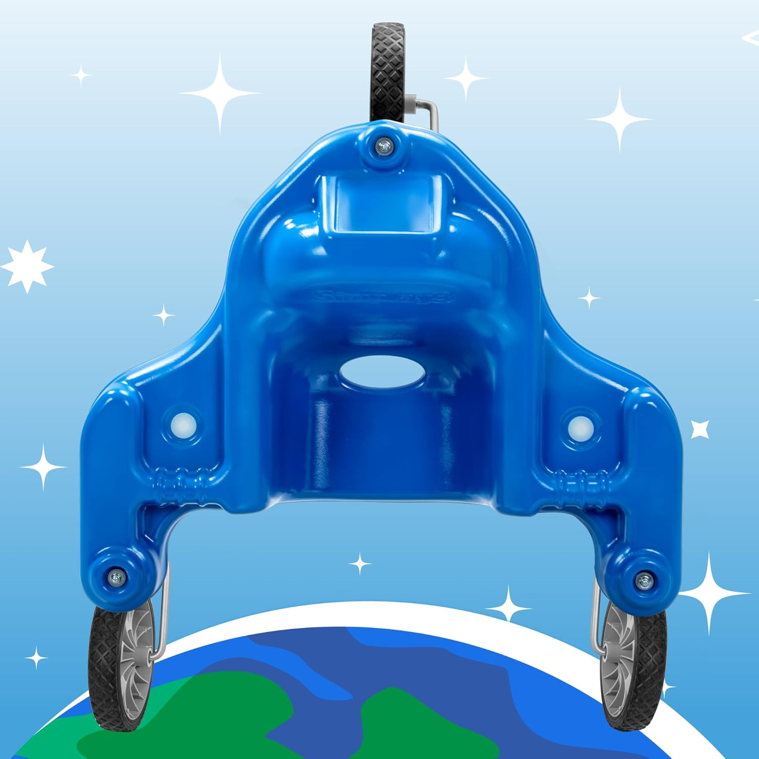 Galaxy Glider Ride-On Toy for Toddlers and Kids Ages 1-1/2 to 5 Years, 360-Degre