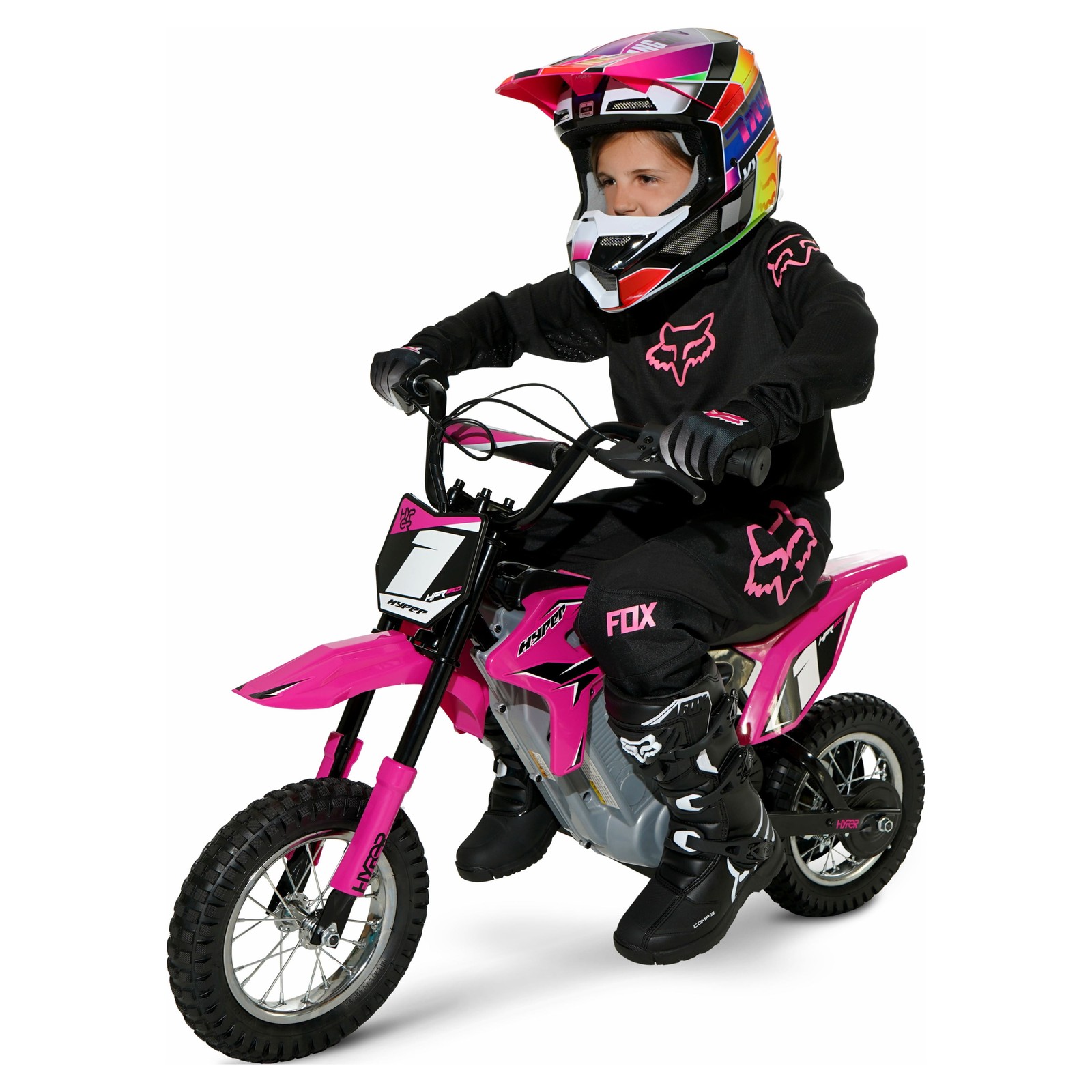 24V Electric Dirt Bike Motorcycle For GIrls 14 MPH Off-Road Fun Kids 13+ Pink