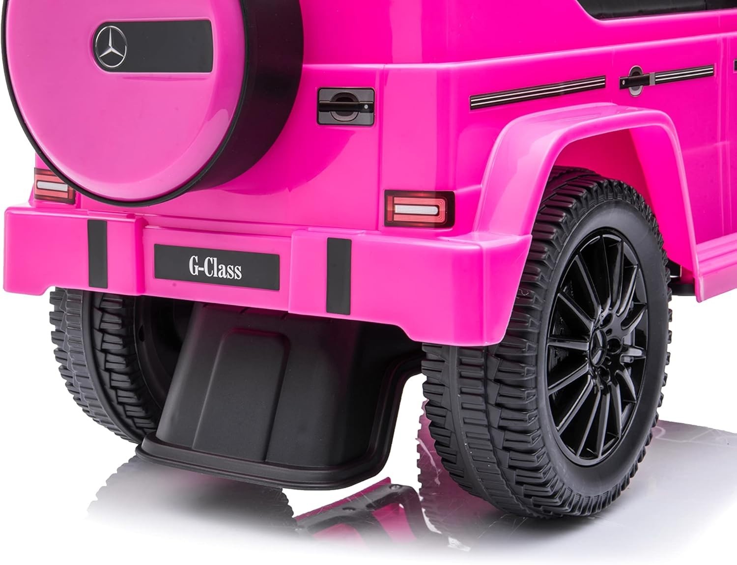 Luxurious 3-in-1 Pink Mercedes G-Wagon Push Car: Safe Ride for Toddlers
