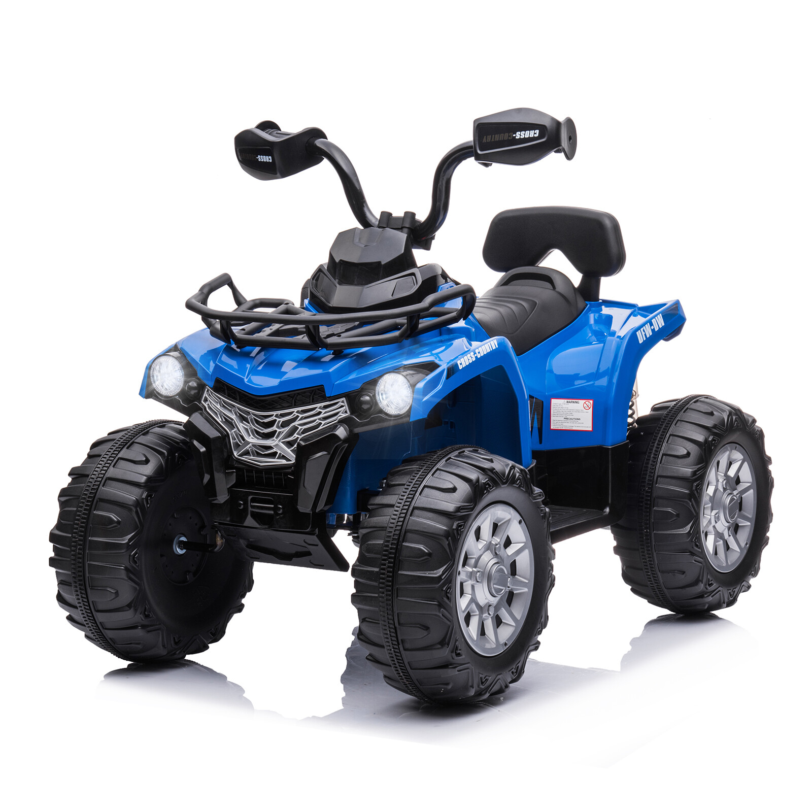 12V Kids Ride-On Electric ATV 4-Wheeler Quad Car Electric Toy W/ MP3 Headlights