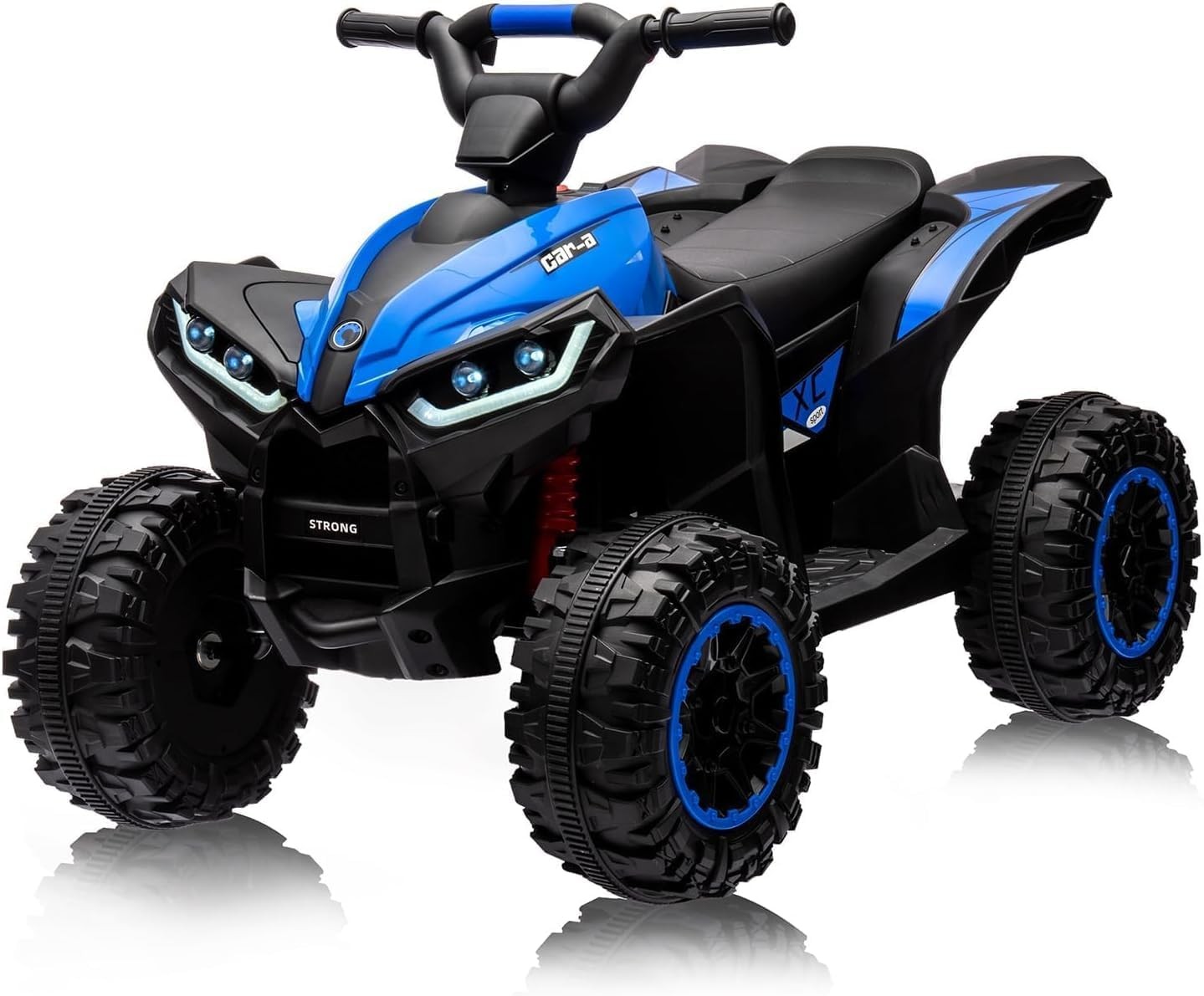 GRAVEE 12V Kids Ride On Toy Car ATV 4-Wheeler with Music & Foot Pedal Electric Q