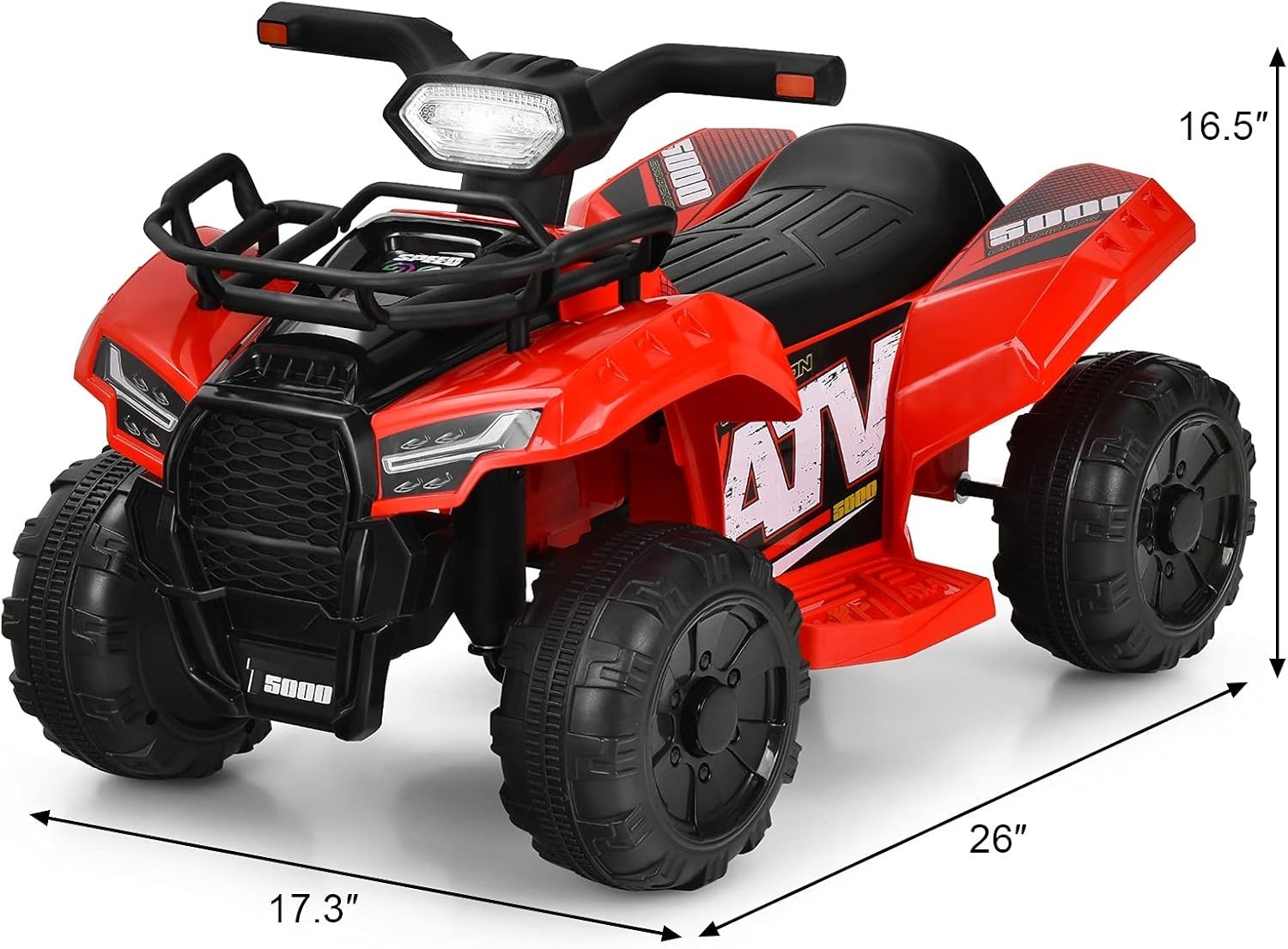 Best Choice Products 6V Kids Ride-On 4-Wheeler Quad ATV Car 1.8mph Max Speed