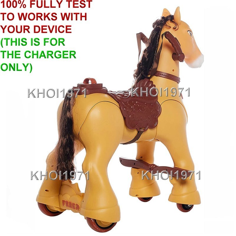 WALL charger AC adapter FOR FEBER My Wild Pony horse ride on 12V-BATTERY