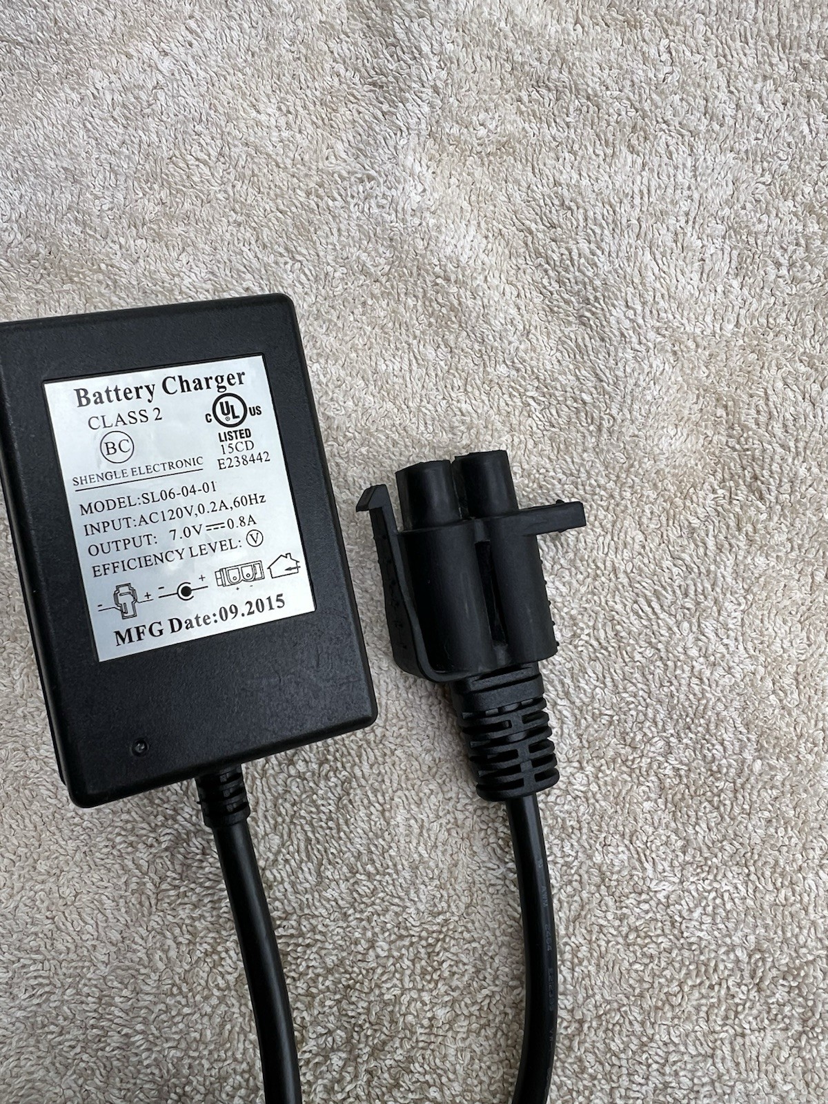 🇺🇸Shengle SL06-04-01 Battery Charger Kid Trax Motion Trends 7V 0.8A🇺🇸