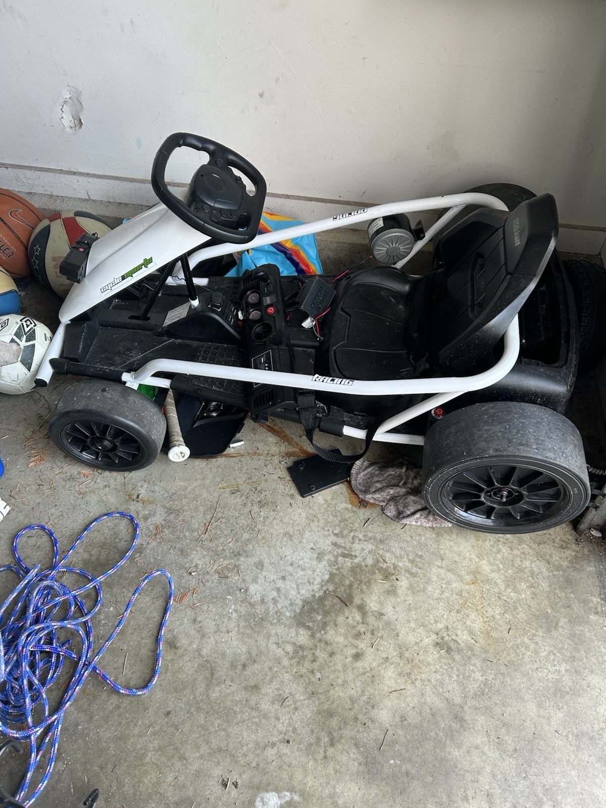 GoKart Battery Operated Ride-On Go-Kart frame, I can include electric parts