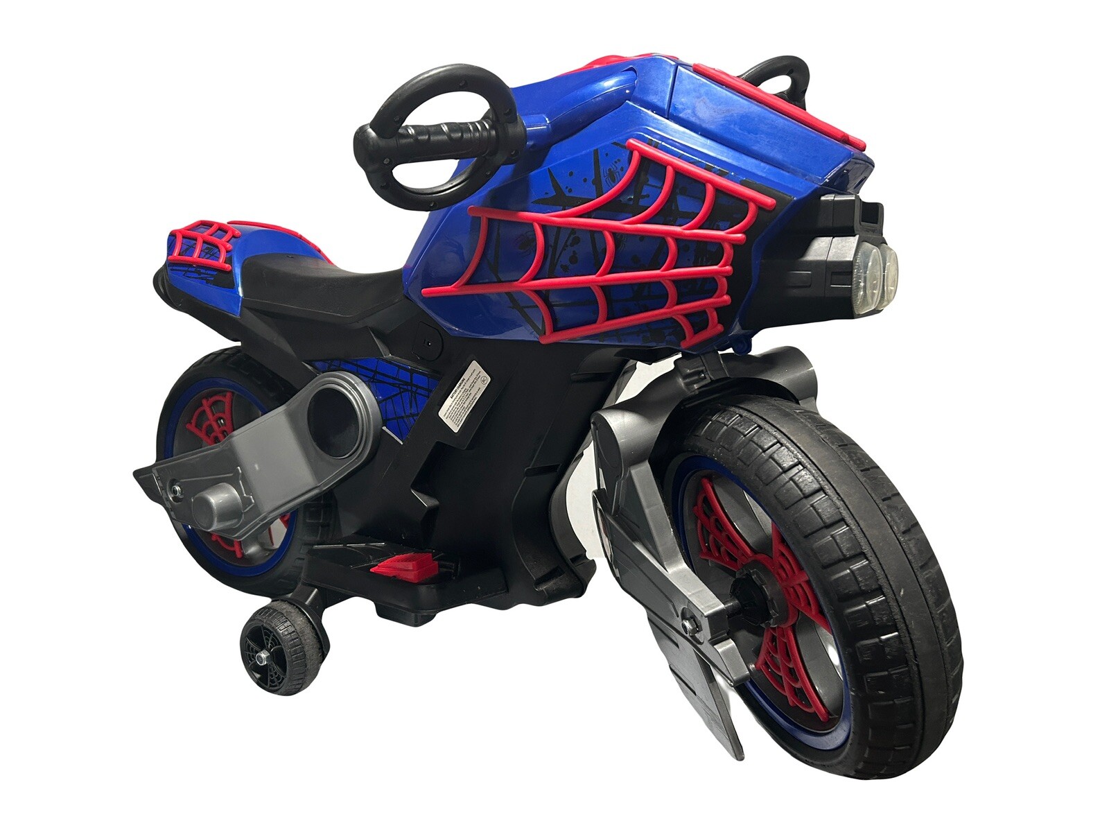 Marvel Spider-Man 6V Battery Powered Motorcycle Ride-on Toy for Boys, by Huffy