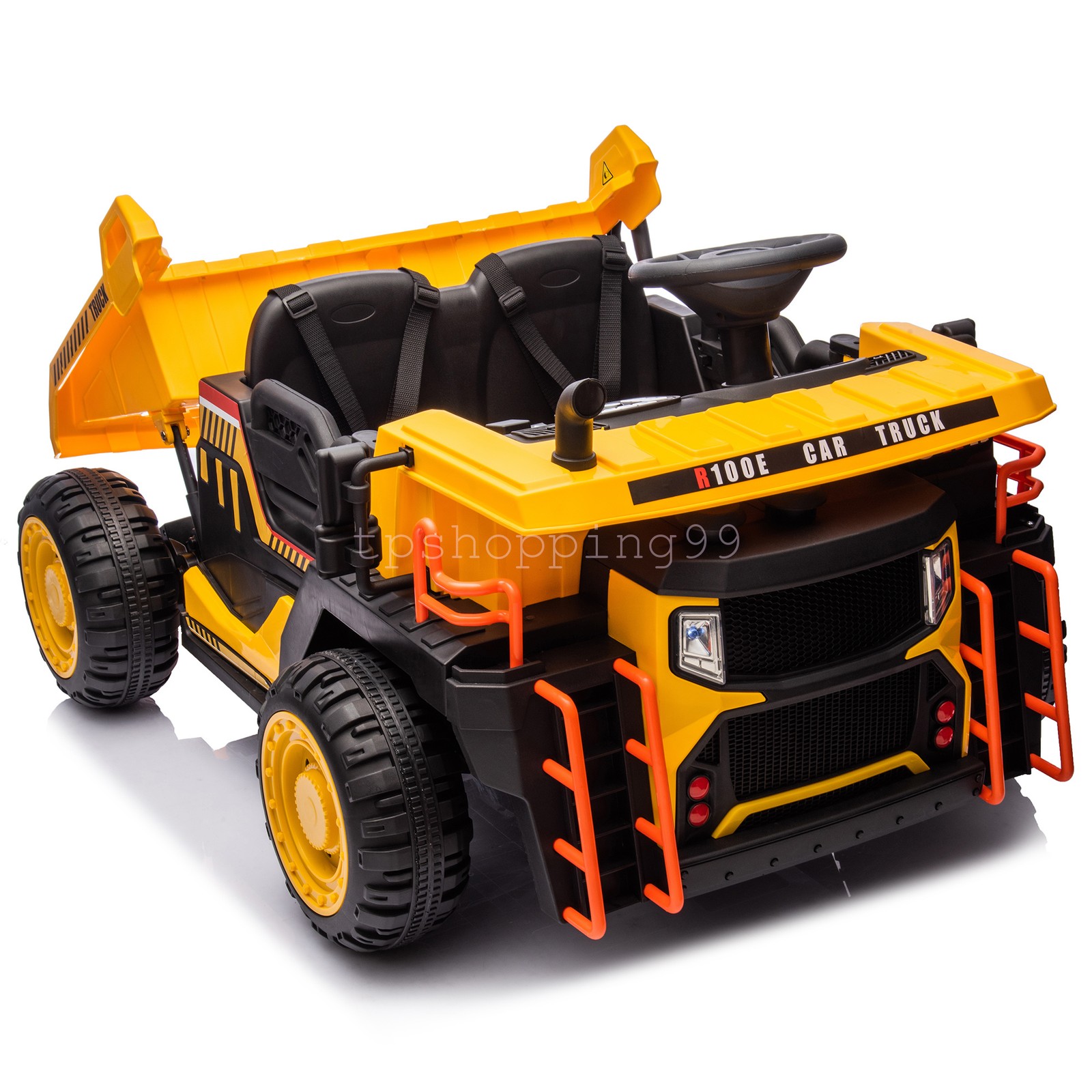 24V Ride On Dump TruckTwo-seater Kids W/parents Control 400W Powerful Motor